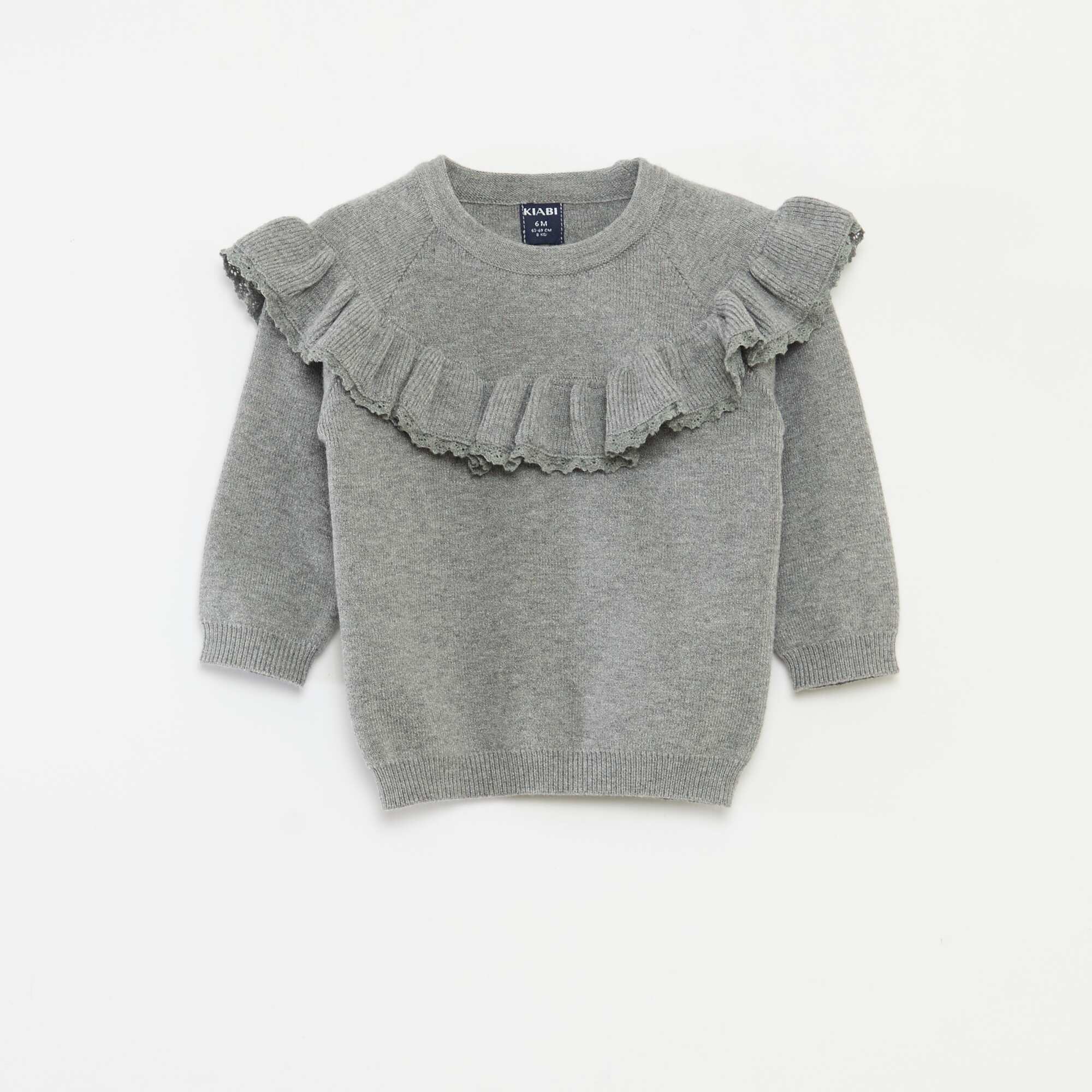 Knitted Sweater + Leggings Set GREY - Image 3