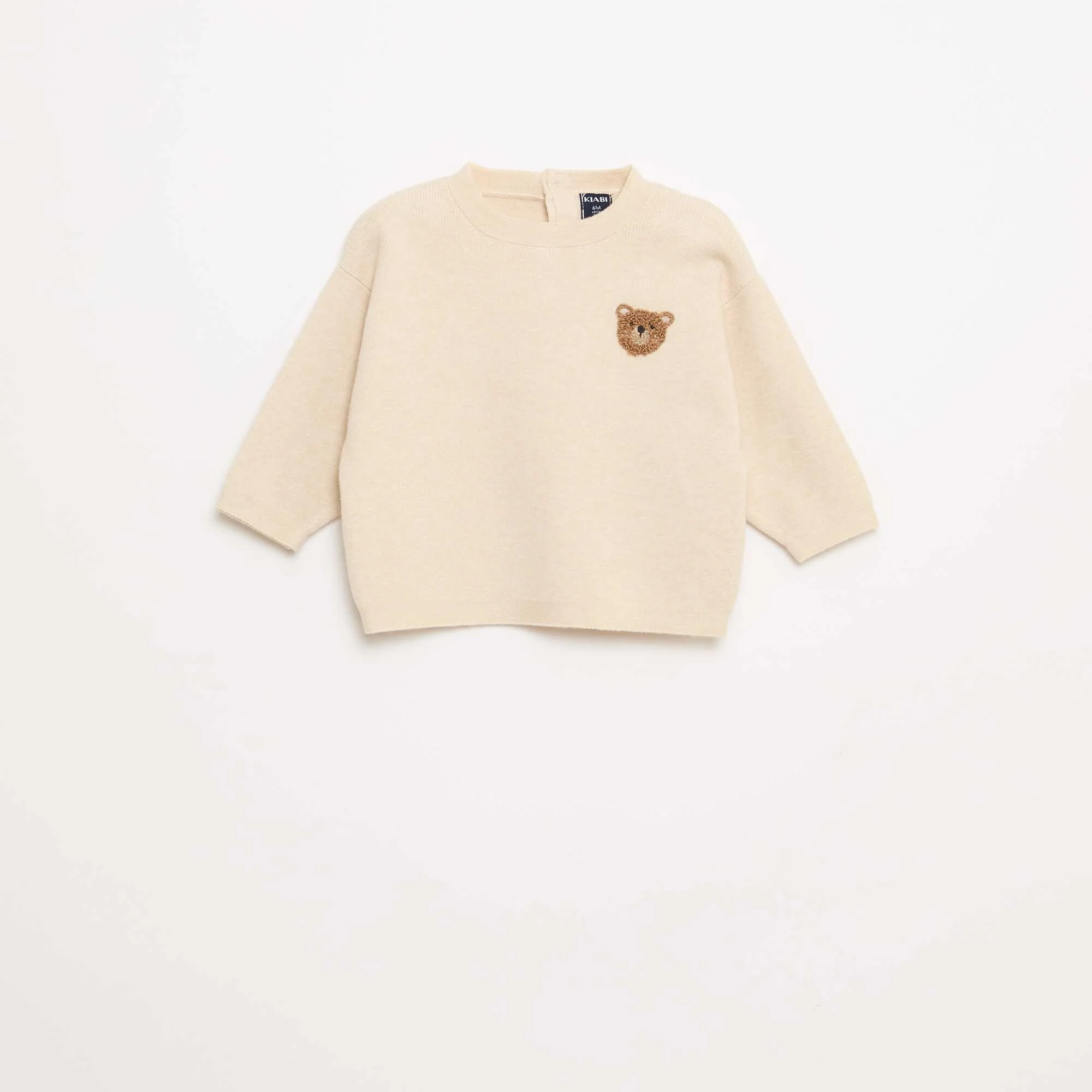 Knitted Sweater + Pants Set BEIGE - Image 2