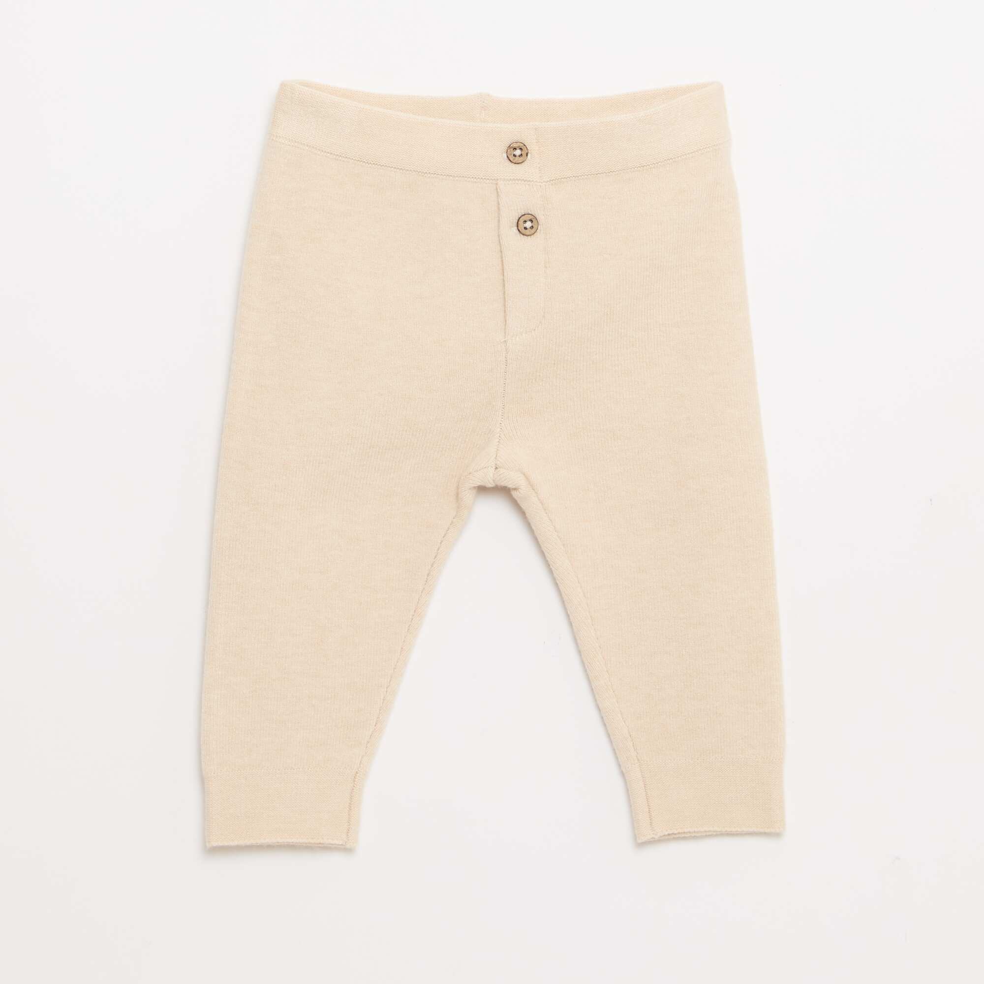 Knitted Sweater + Pants Set BEIGE - Image 5