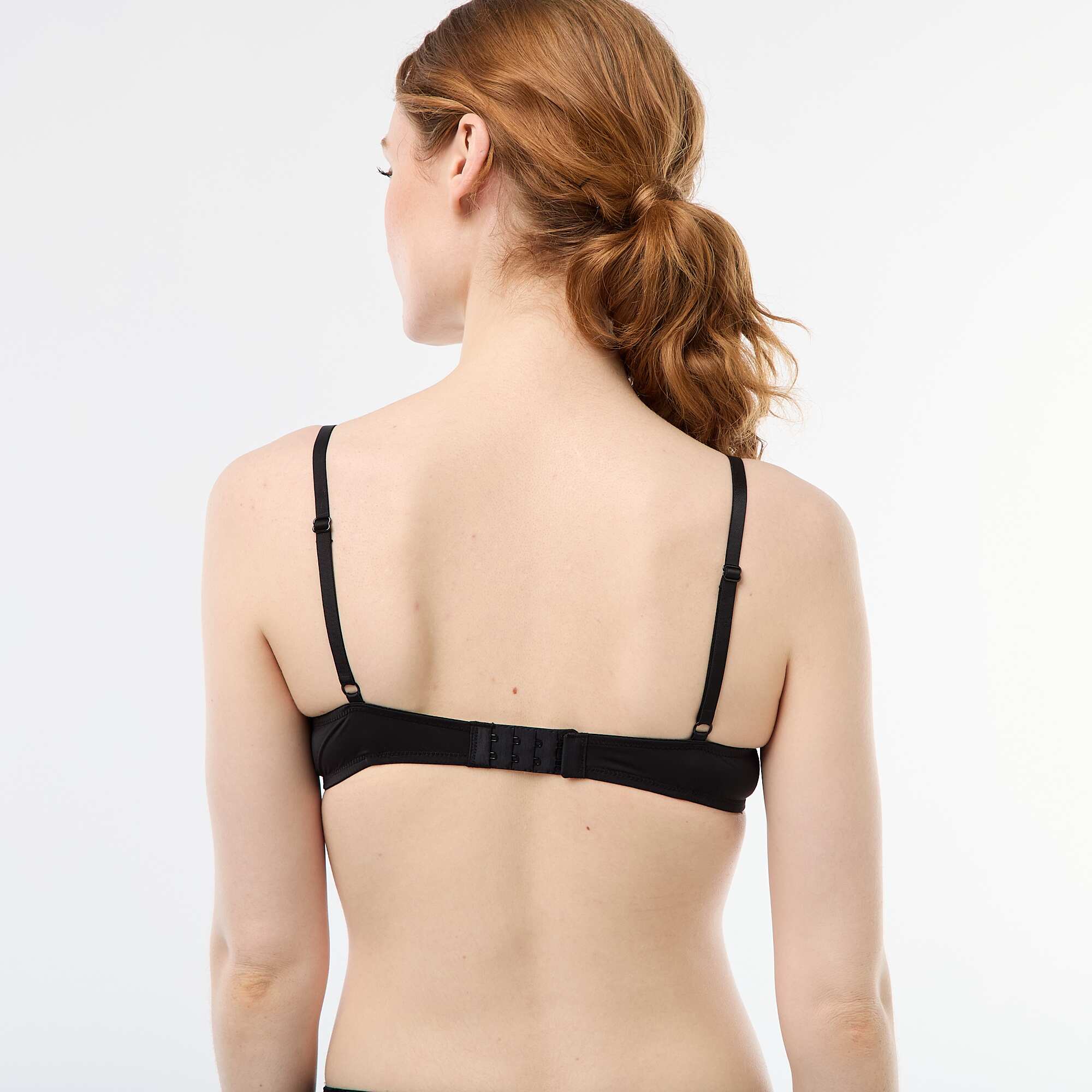 Lace Balconette Bra BLACK - Image 3