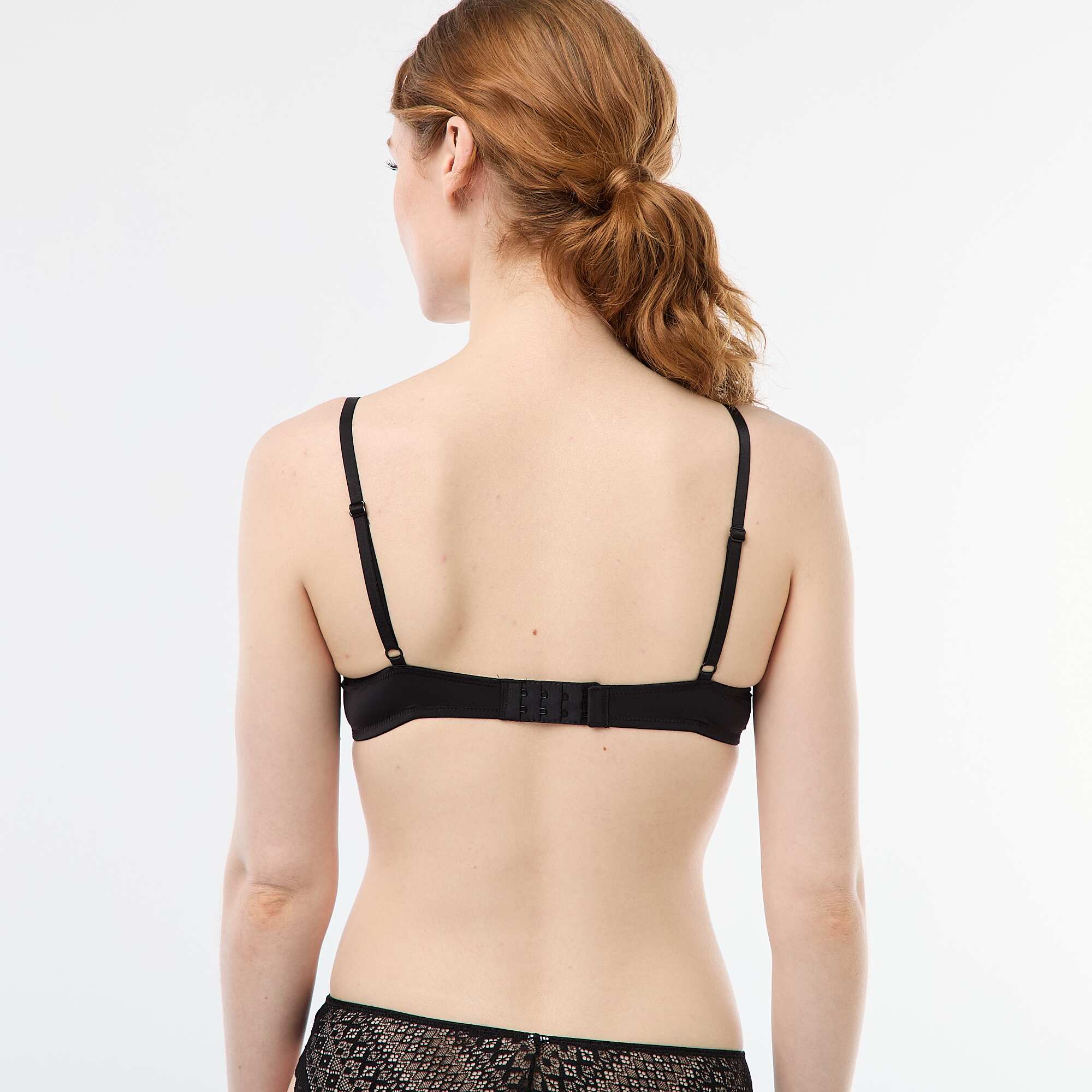 Lace Push-Up Bra BLACK - Image 3