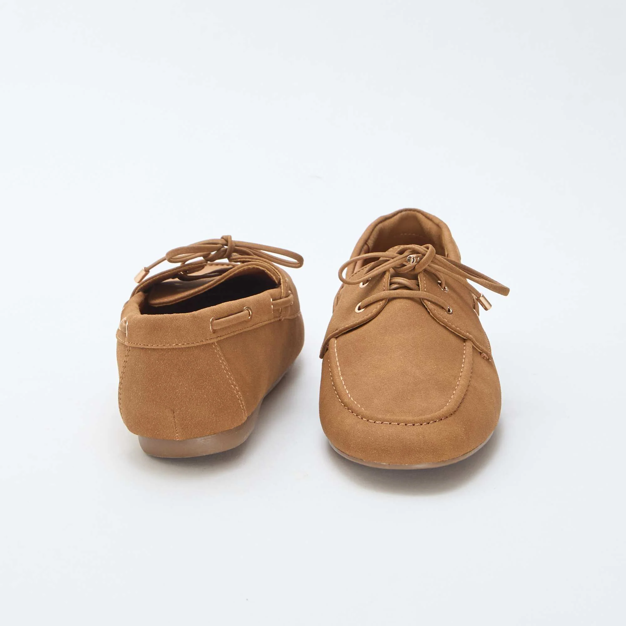 Lace-Up Loafers BROWN - Image 3