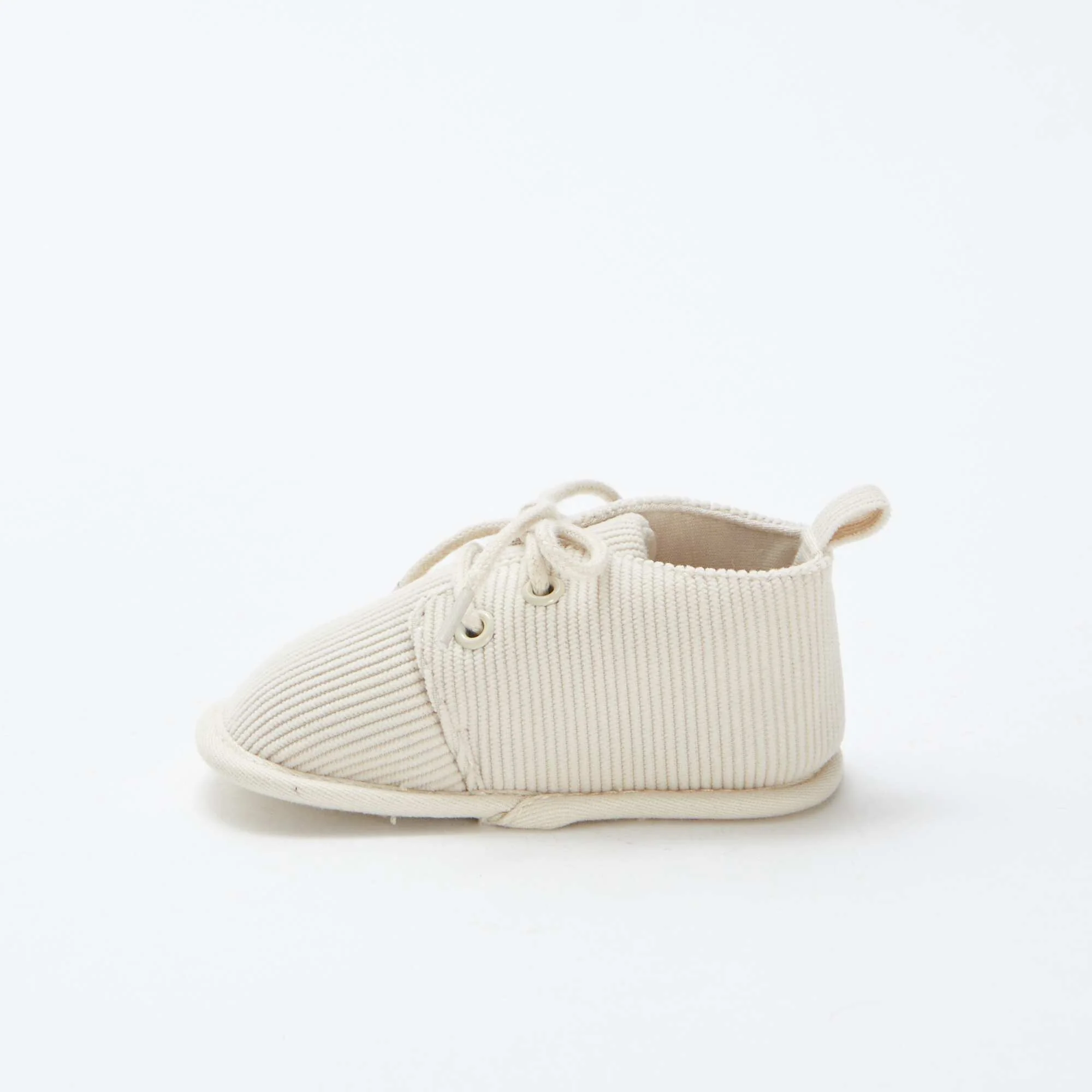 Lace-up slippers BEIGE - Image 4