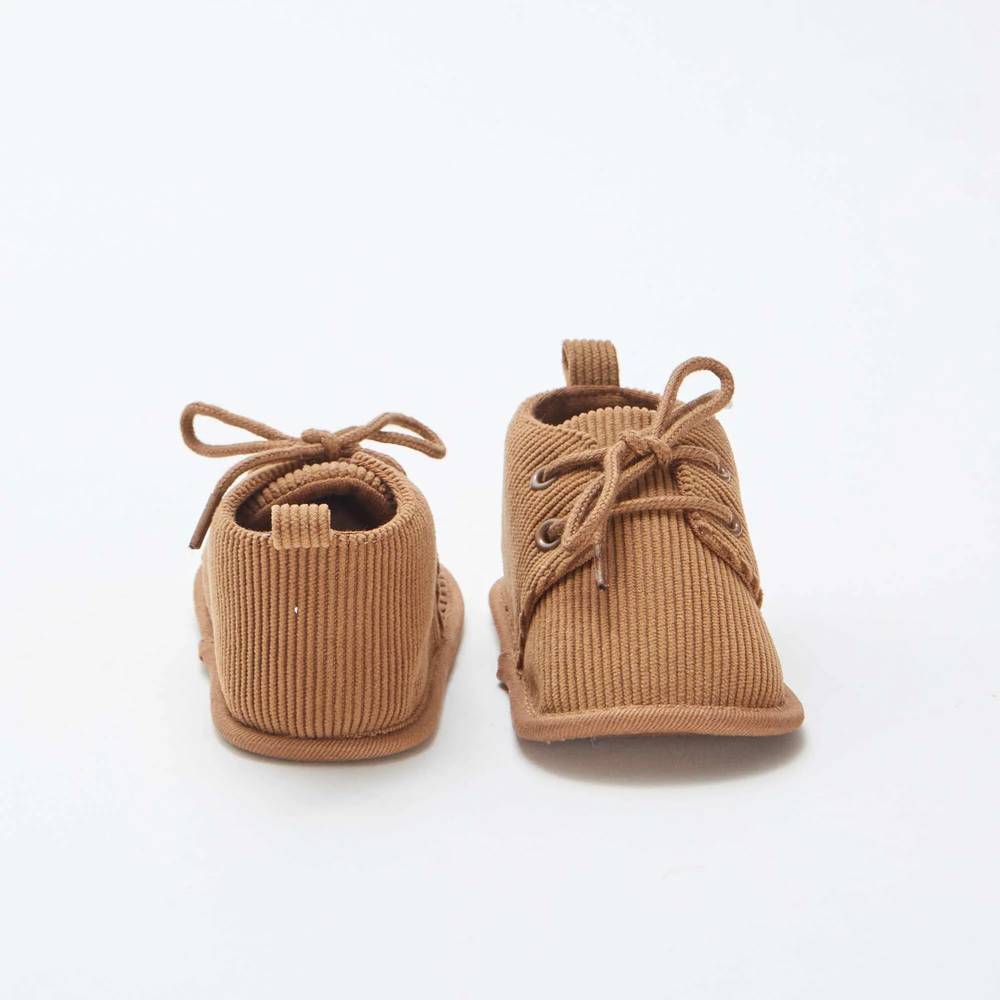 Lace-up slippers BROWN - Image 3