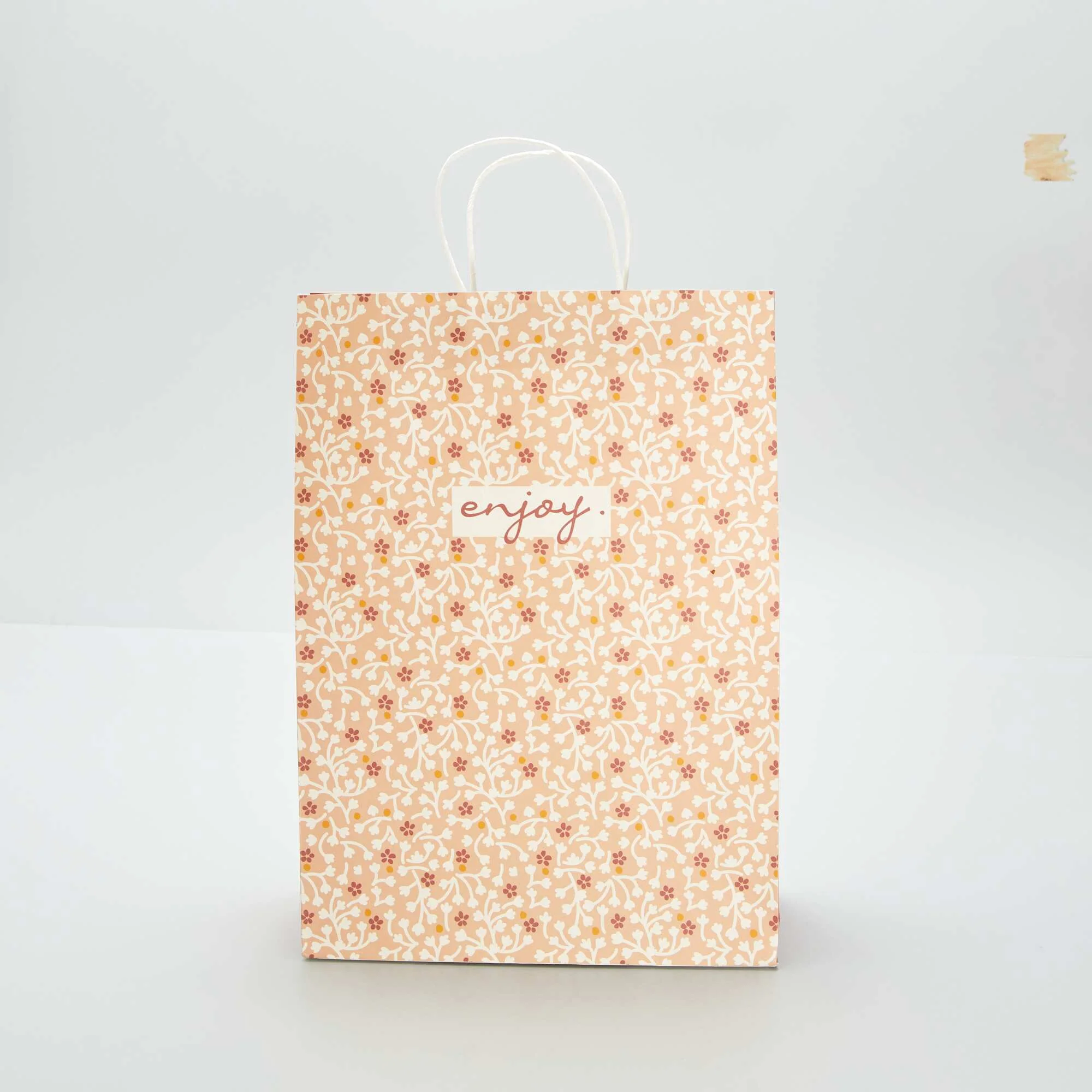 Large printed gift bag RED