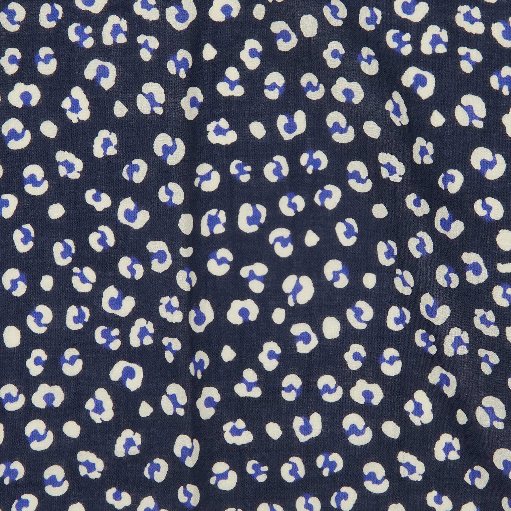 Large printed scarf BLUE - Image 4