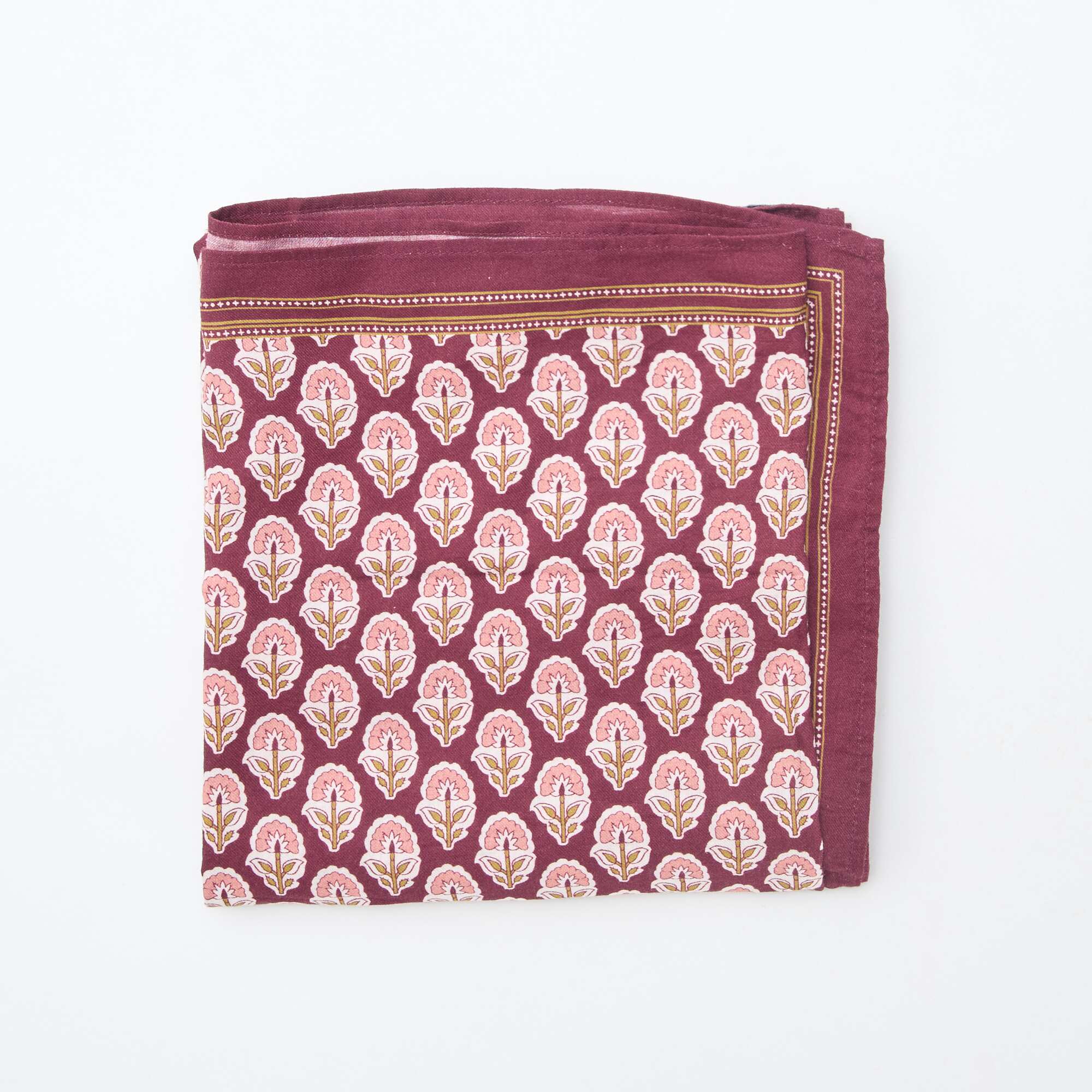 Large printed scarf PURPLE - Image 3