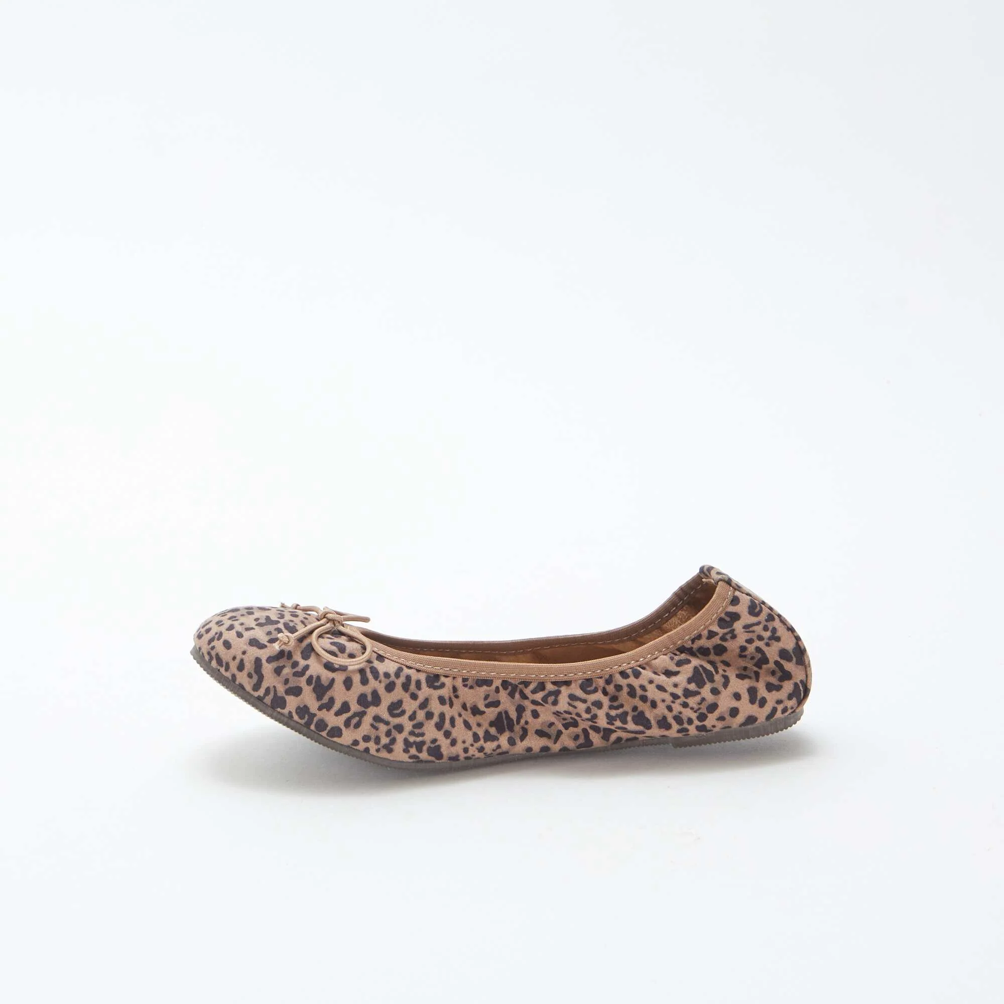 Leopard print ballet pumps BROWN - Image 4