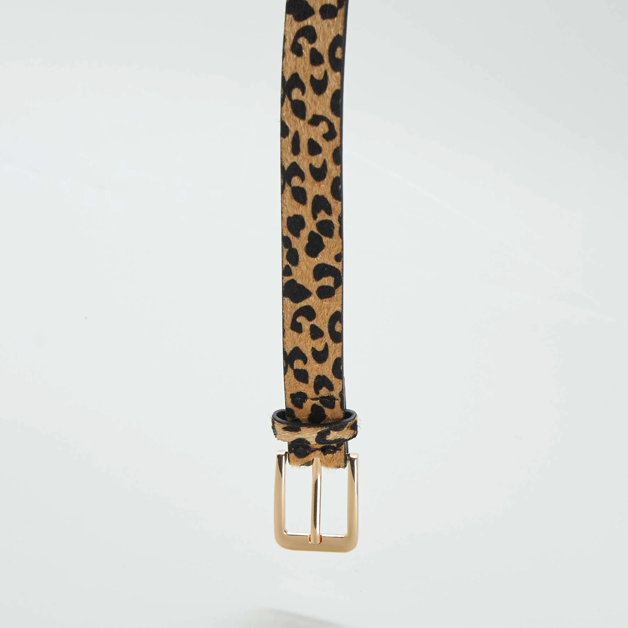 Leopard print belt BROWN - Image 3