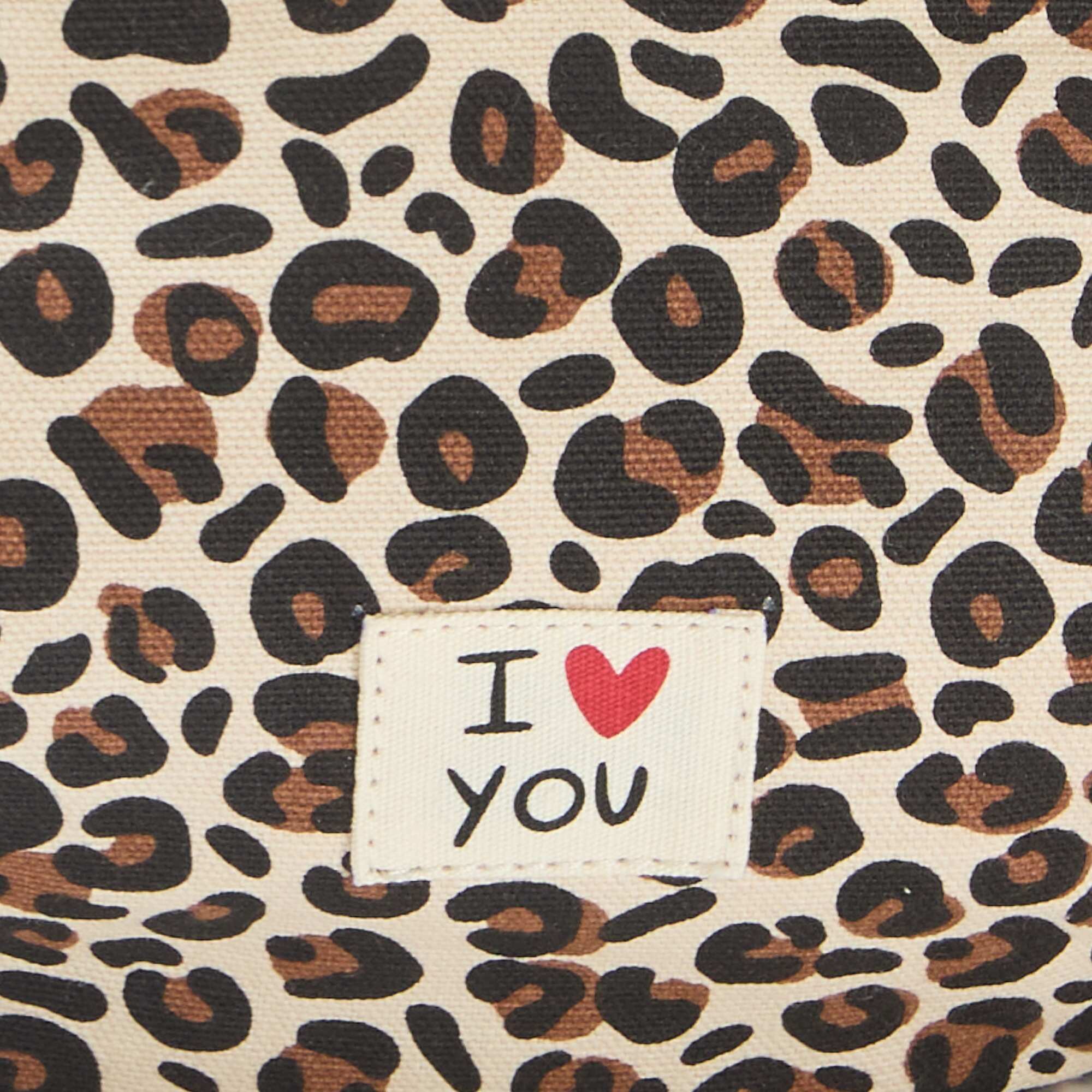 Leopard Print Bum Bag - Valentine's Day WHITE - Image 4