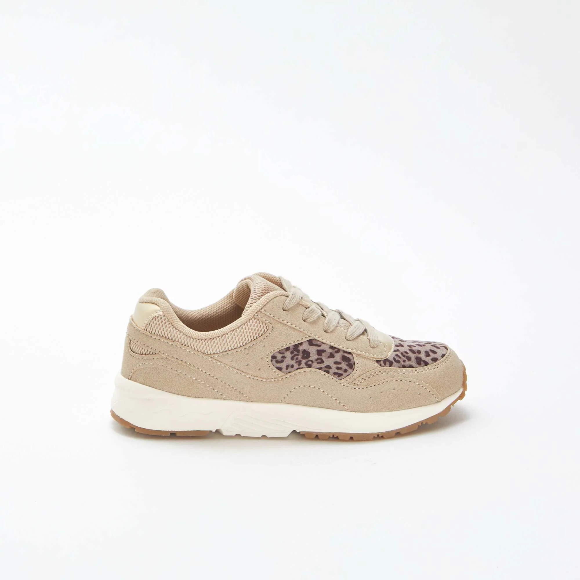 Leopard Print Running Sneakers BEIGE - Image 2