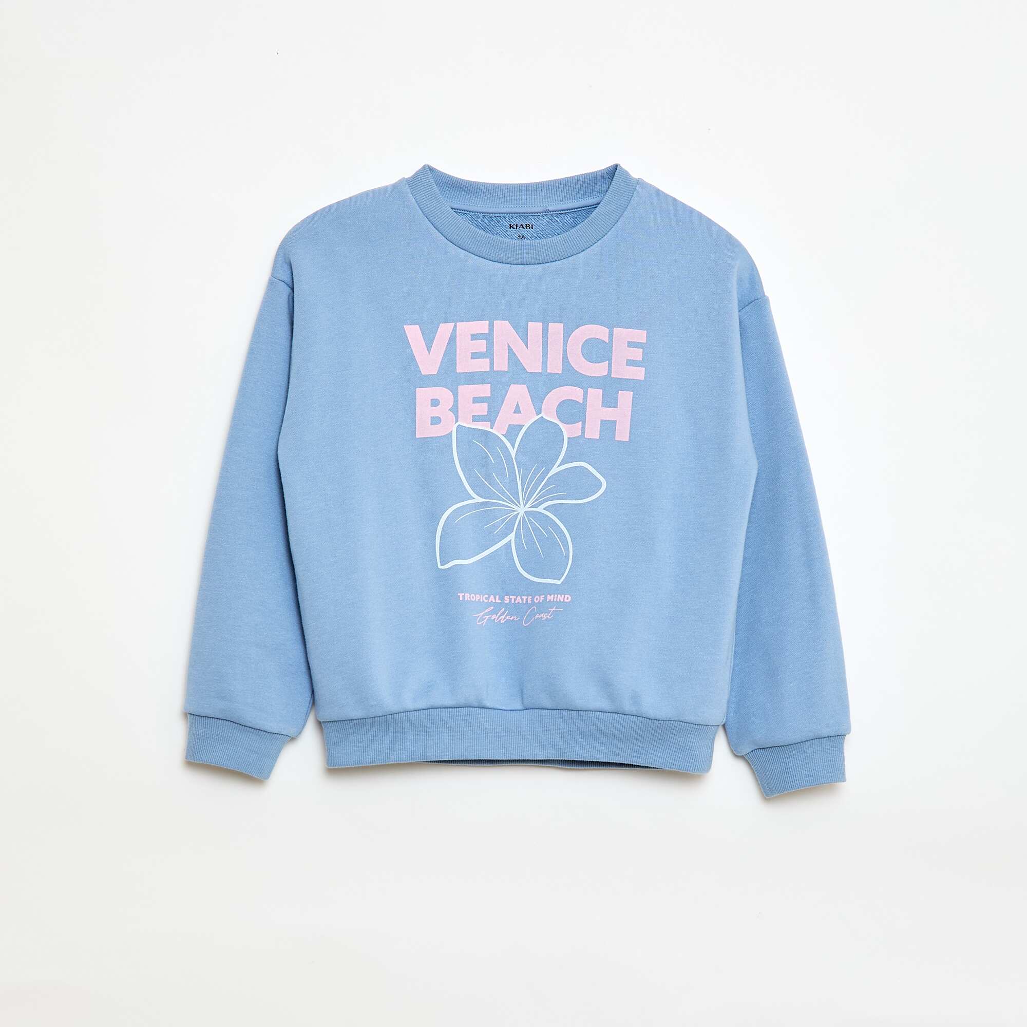Lightweight Fleece Sweatshirt BLUE - Image 2