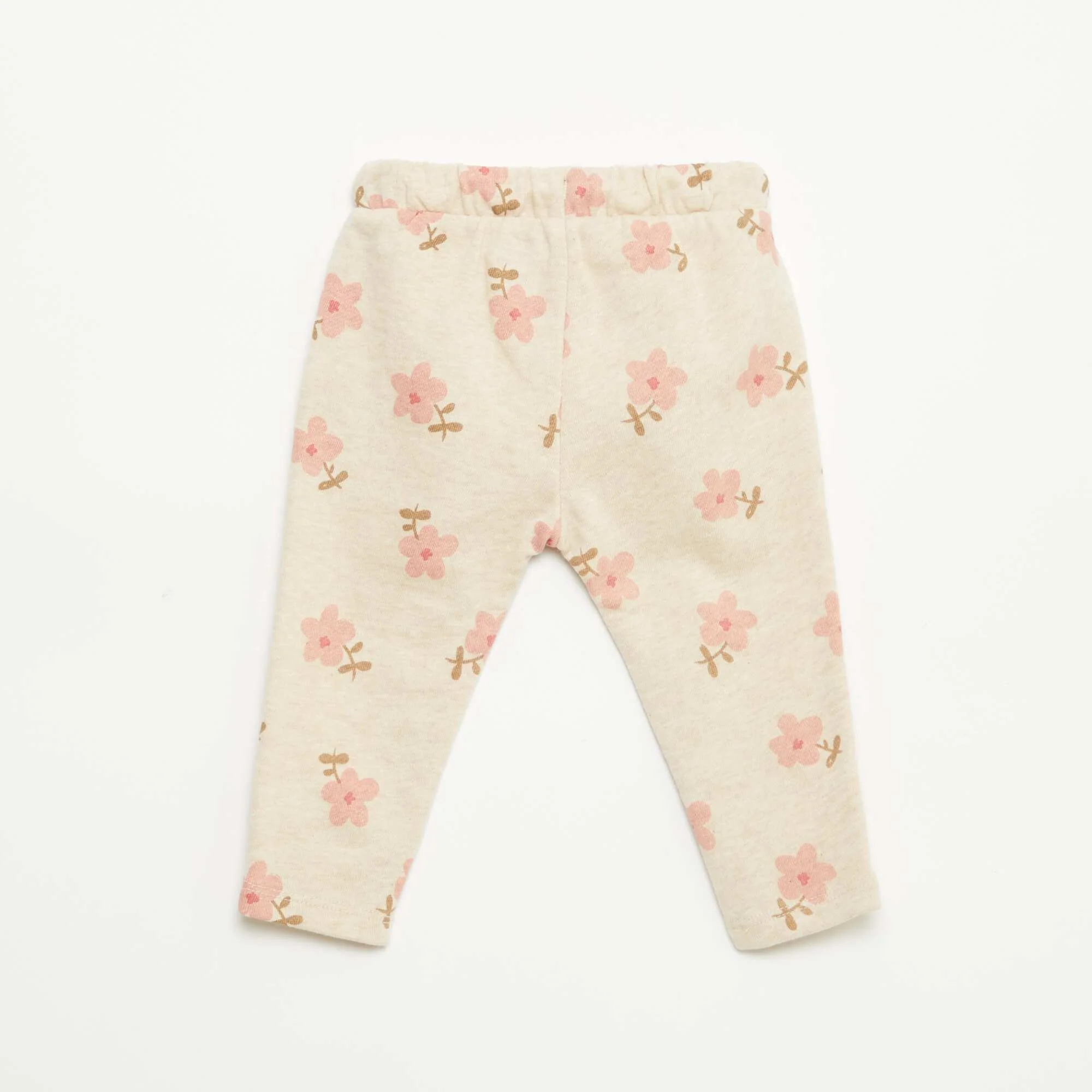 Lightweight French Terry Joggers BEIGE - Image 3