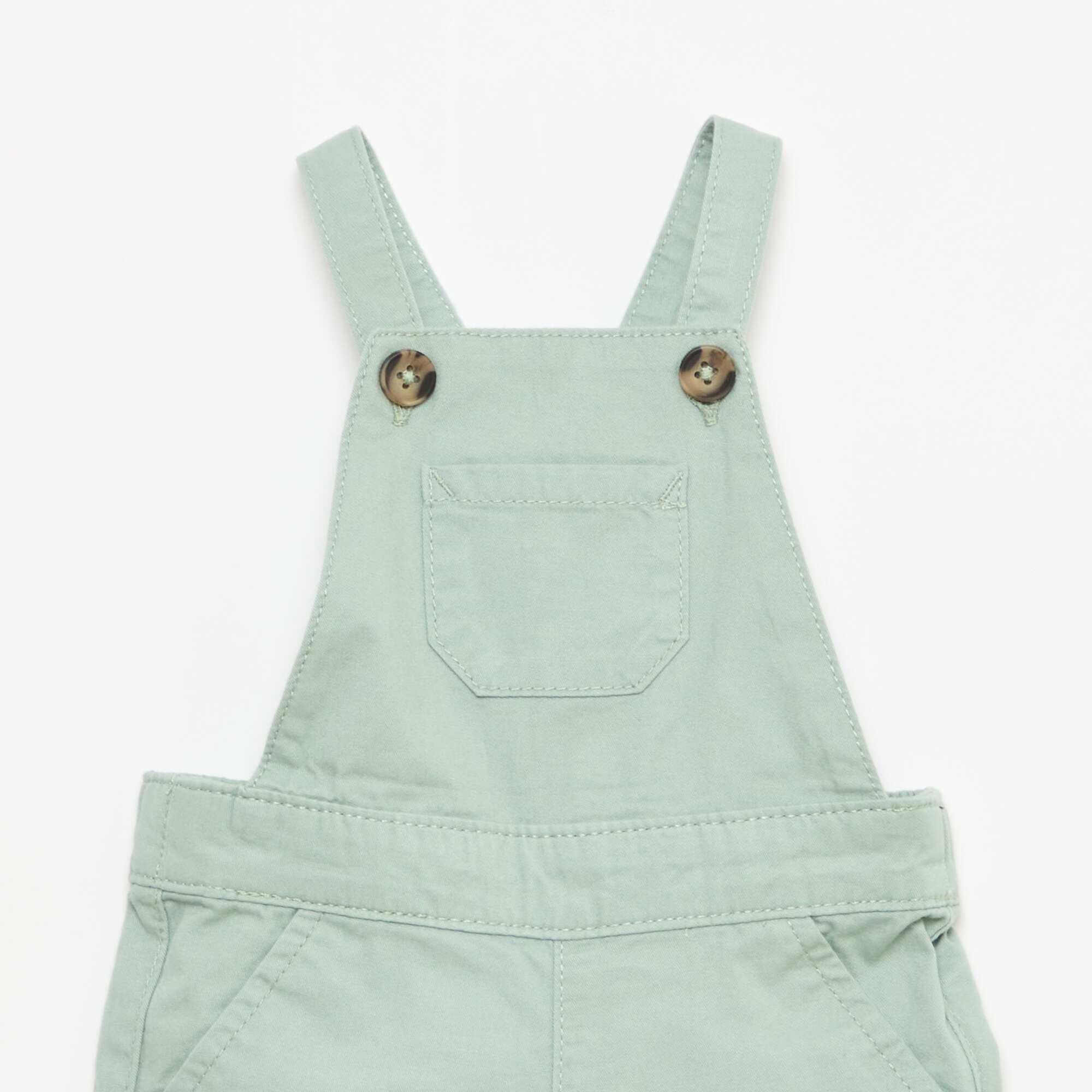 Lightweight Overalls with Adjustable Straps GREEN - Image 3