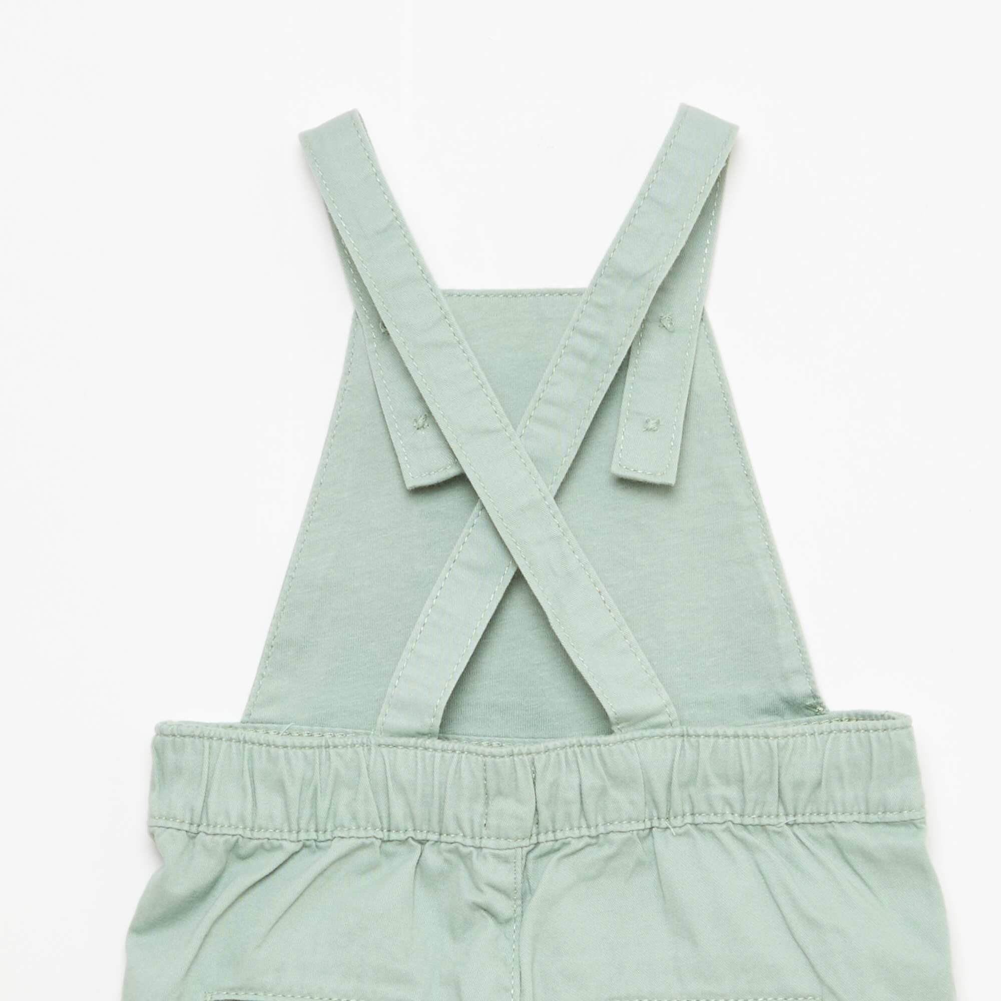 Lightweight Overalls with Adjustable Straps GREEN - Image 4