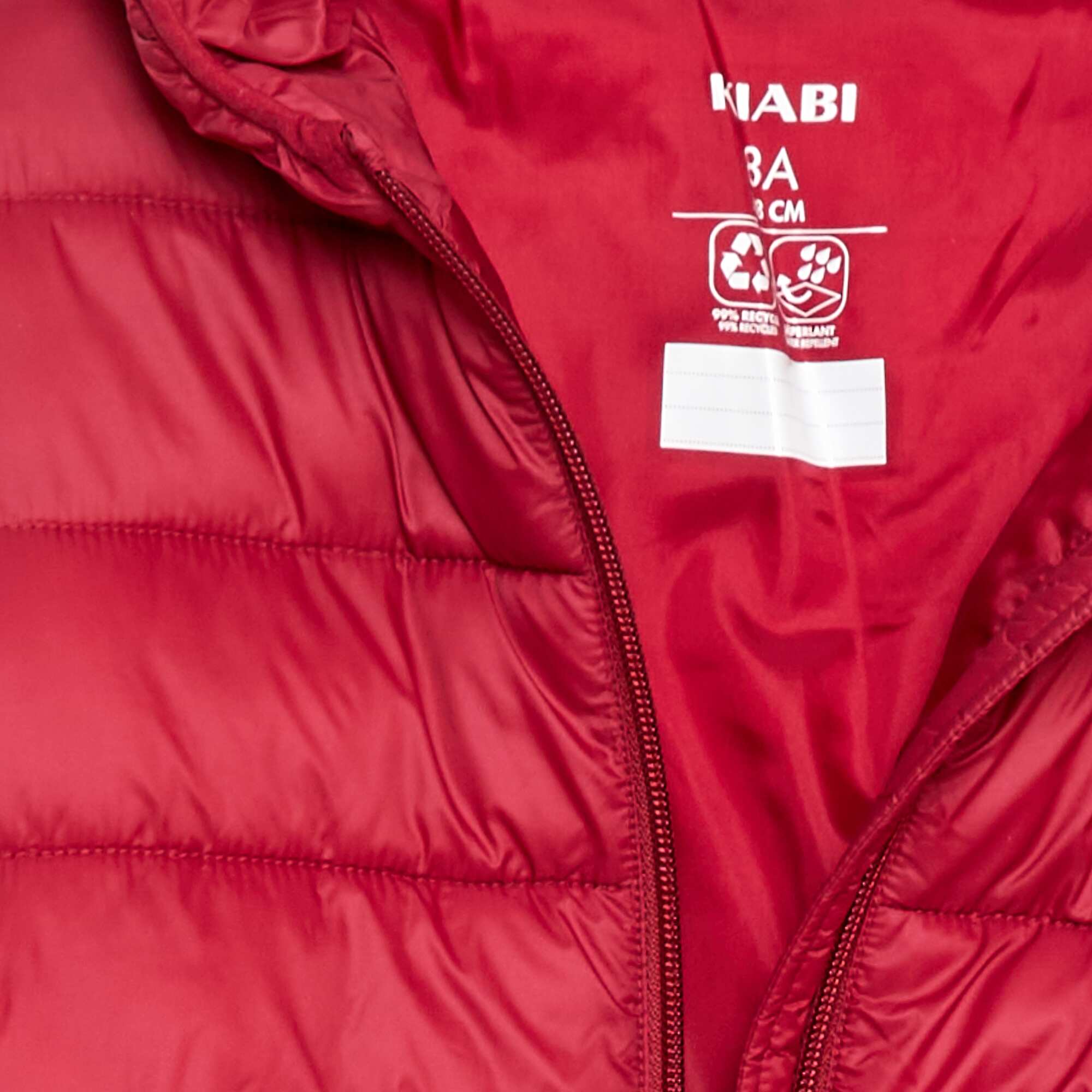 Lightweight Padded Jacket with Hood PINK - Image 3