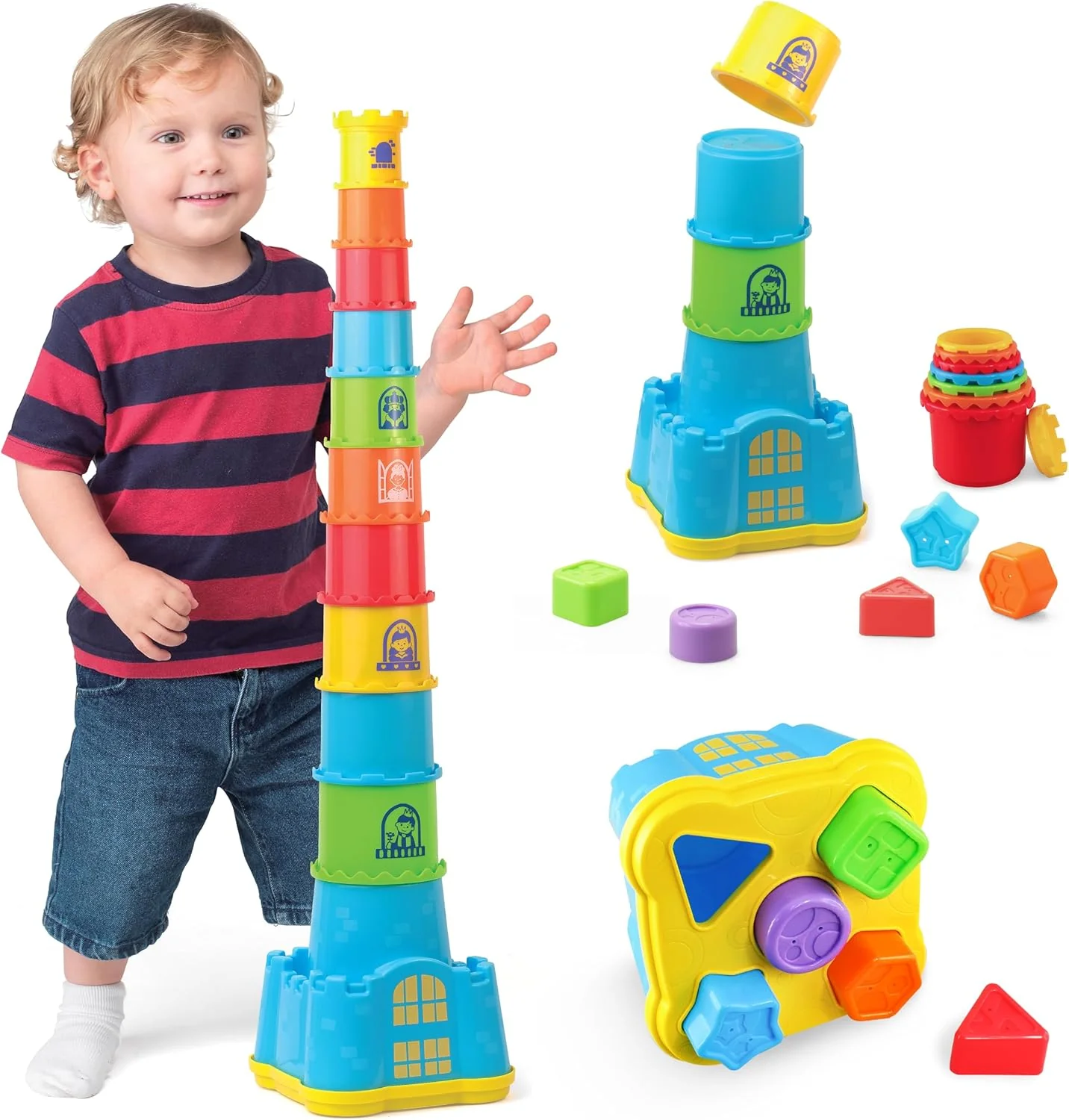 Little Learners' Castle Nesting Stacker - Image 6