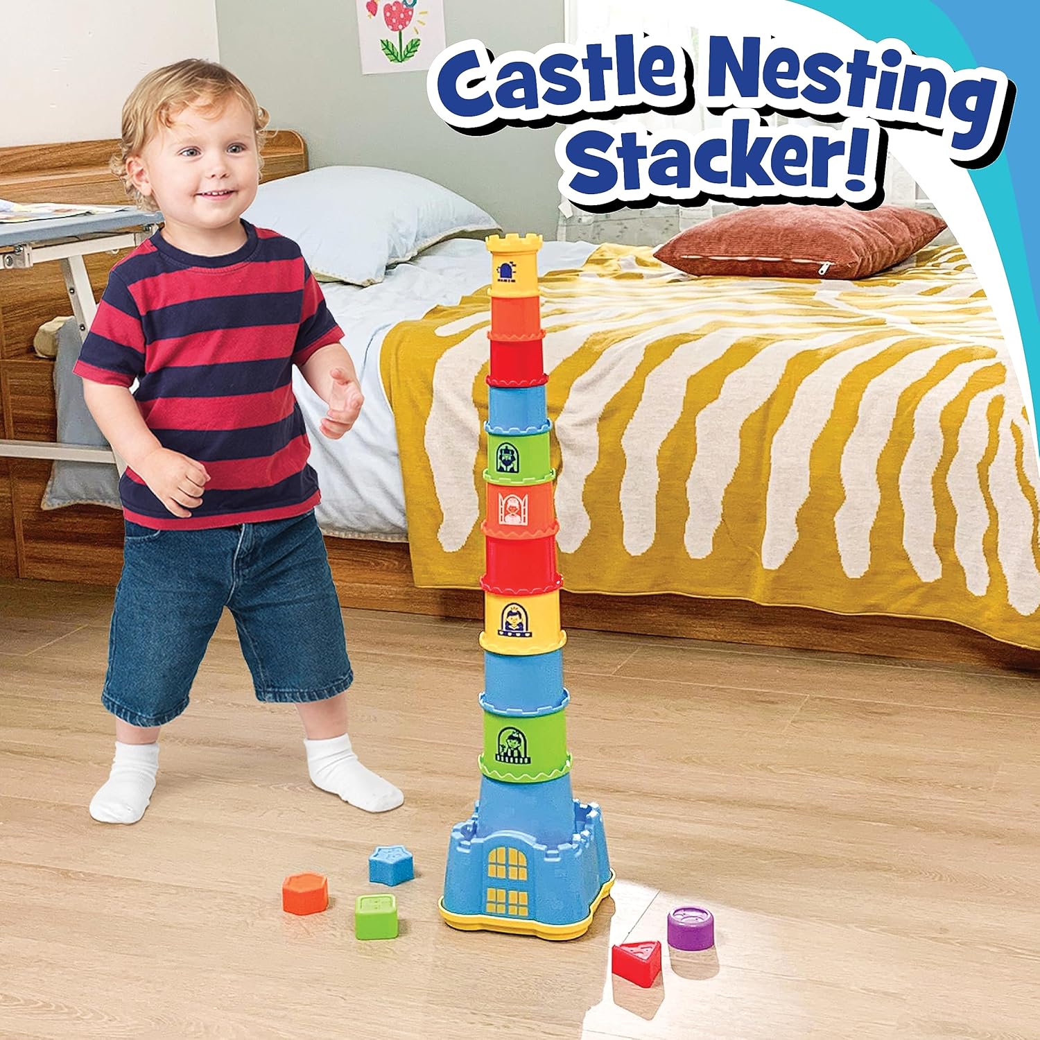Little Learners' Castle Nesting Stacker - Image 9