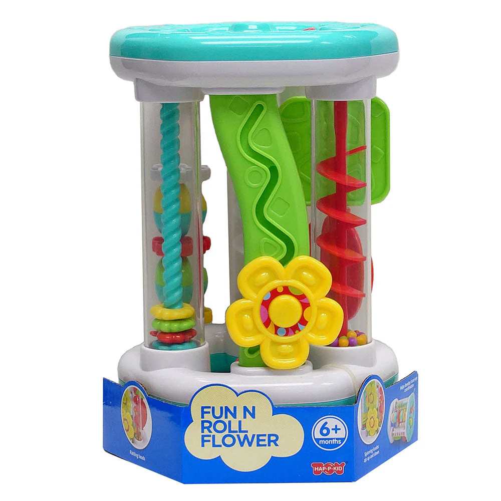 Little Learners' Fun N Roll Flower Activity Toy