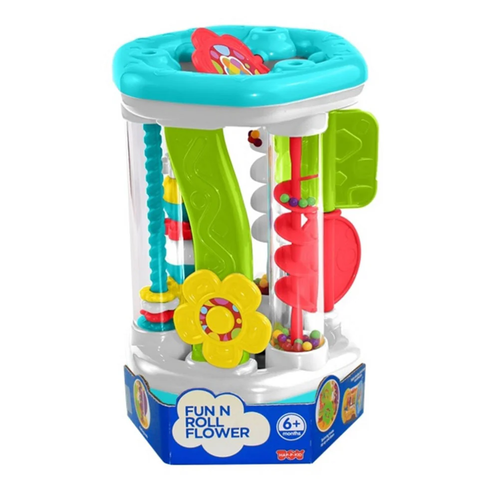 Little Learners' Fun N Roll Flower Activity Toy - Image 4