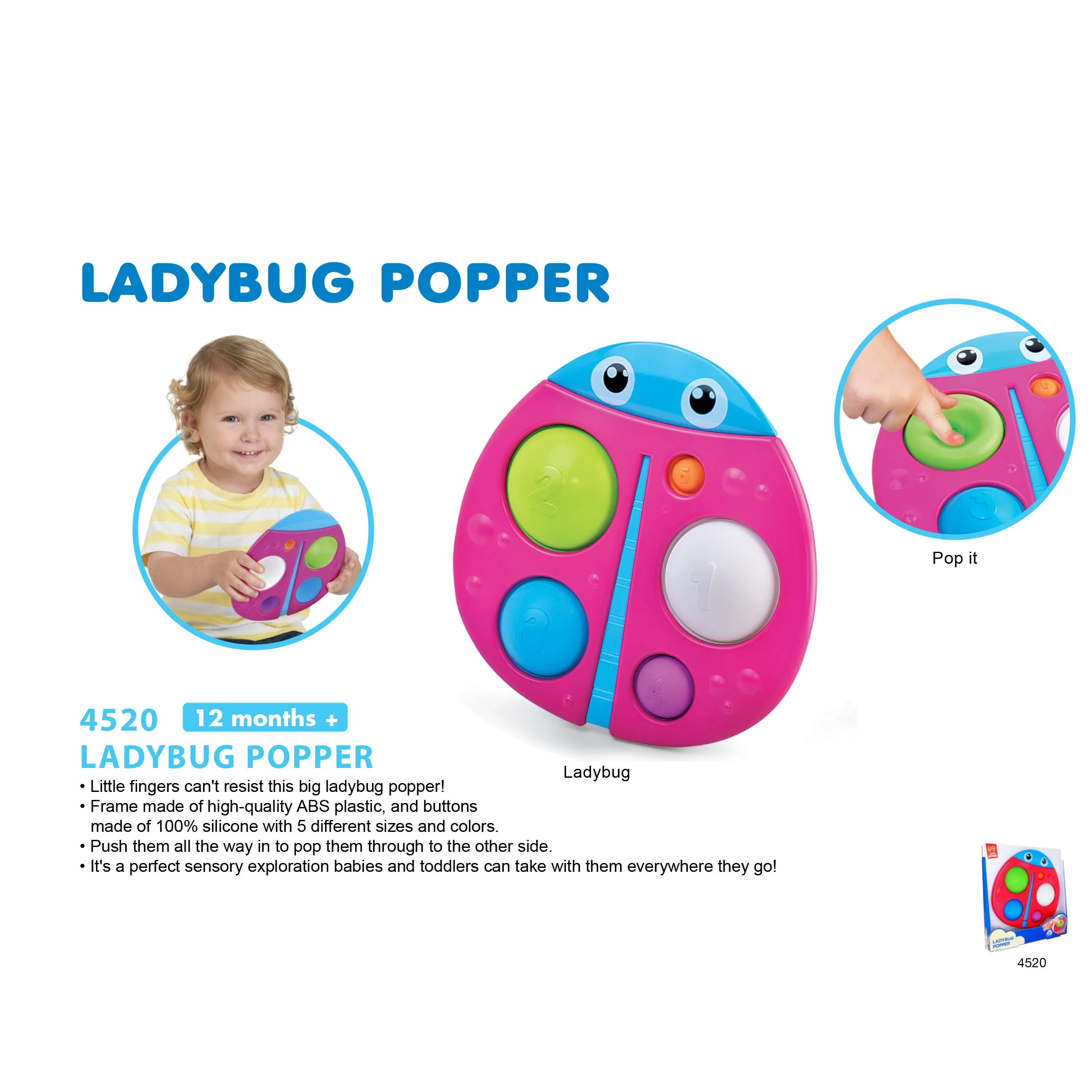 Little Learners' Ladybug Popper - Image 3