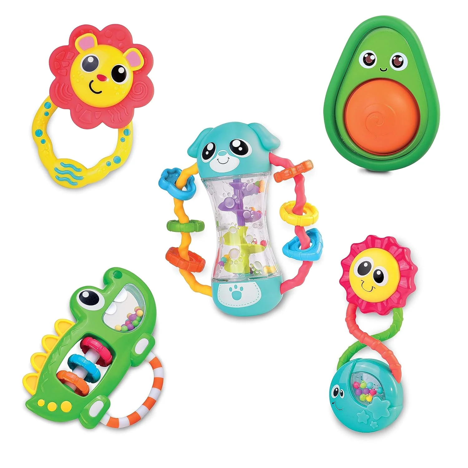 Little Learners' My First Rattle (Sun) - Image 3
