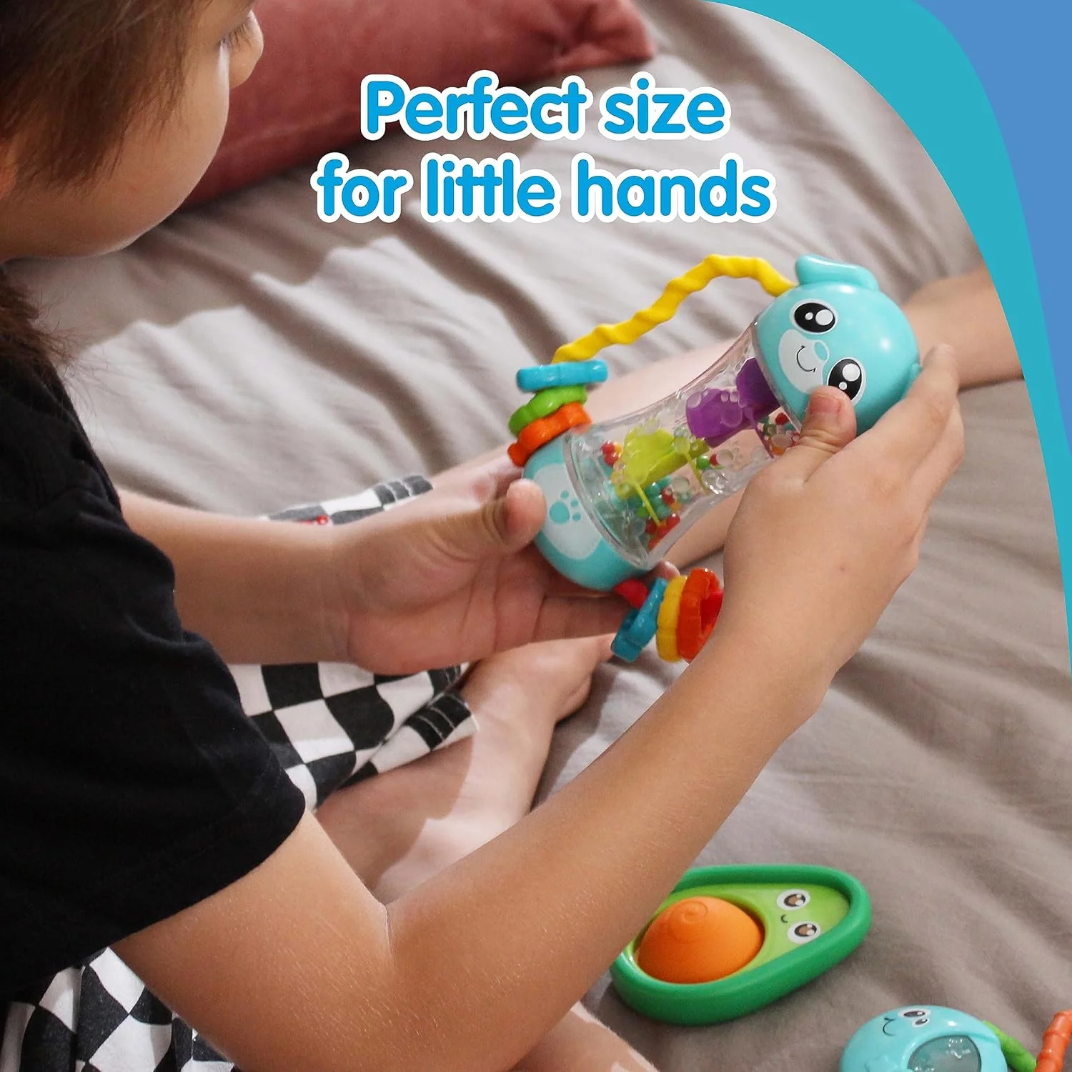 Little Learners' My First Rattle (Sun) - Image 5