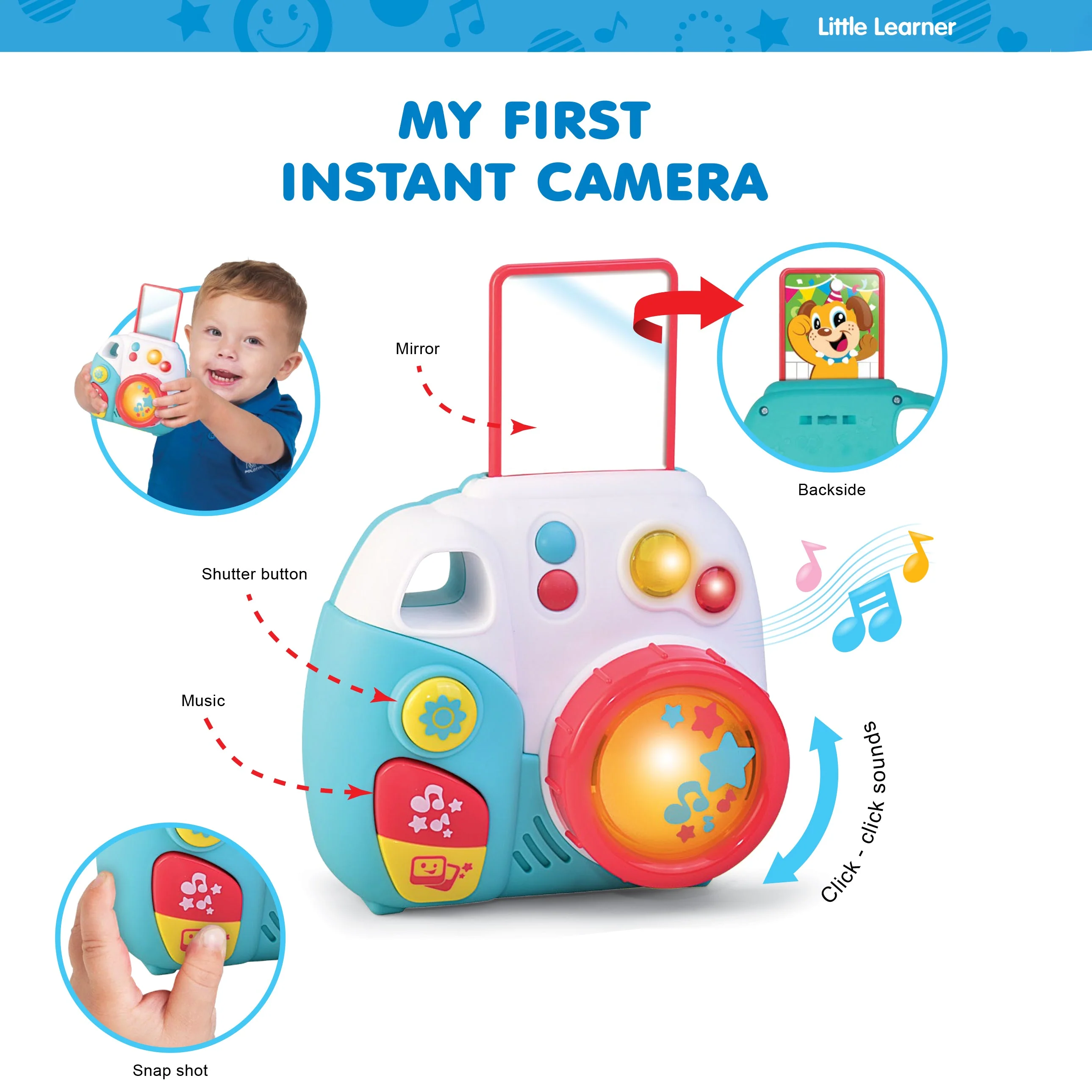 Little Learners' My Fun Camera Pink - Image 4
