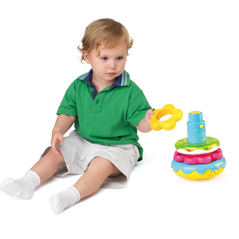 Little Learners' Wobbly Dino Stacking Rings - Image 5