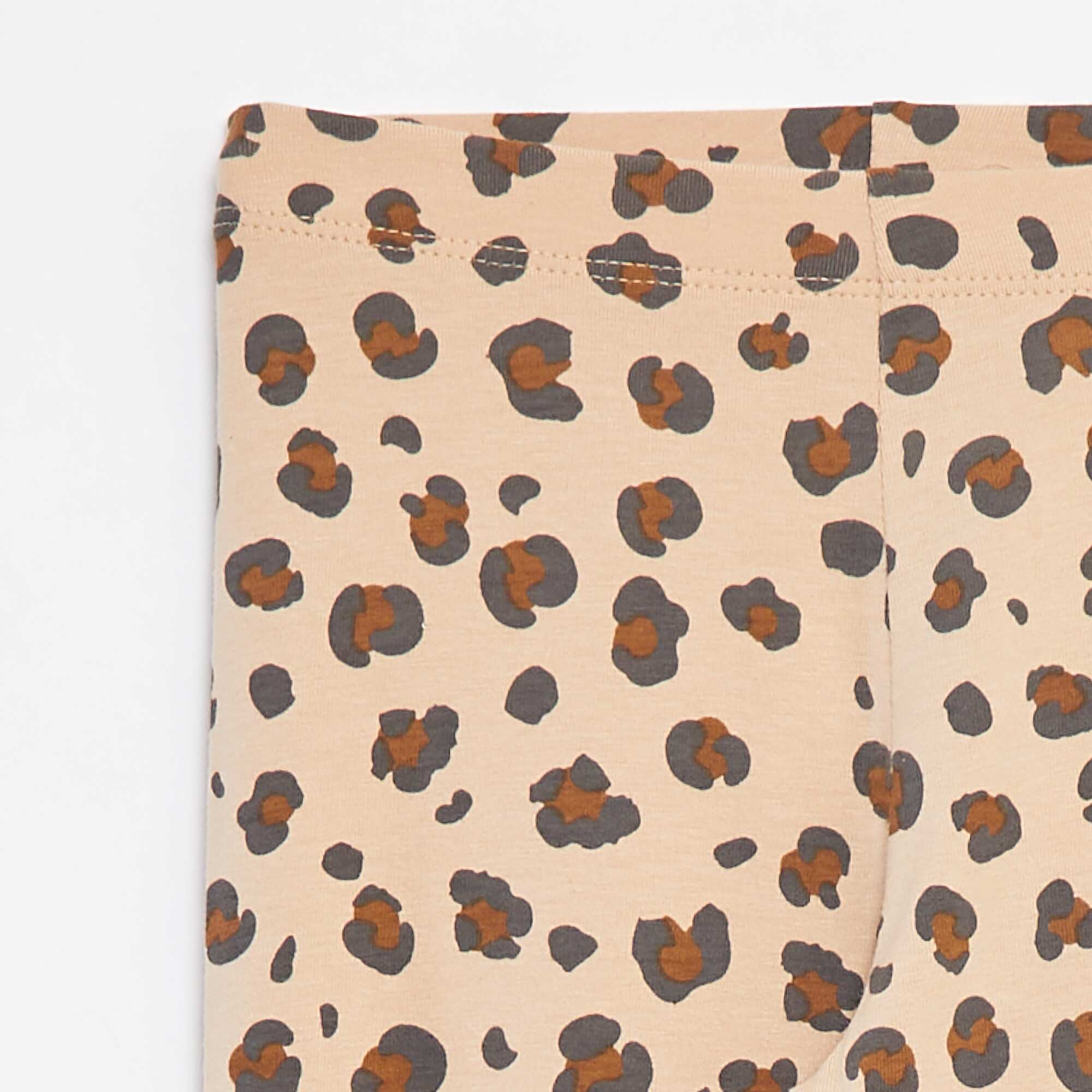 Long jersey leggings BEIGE - Image 2