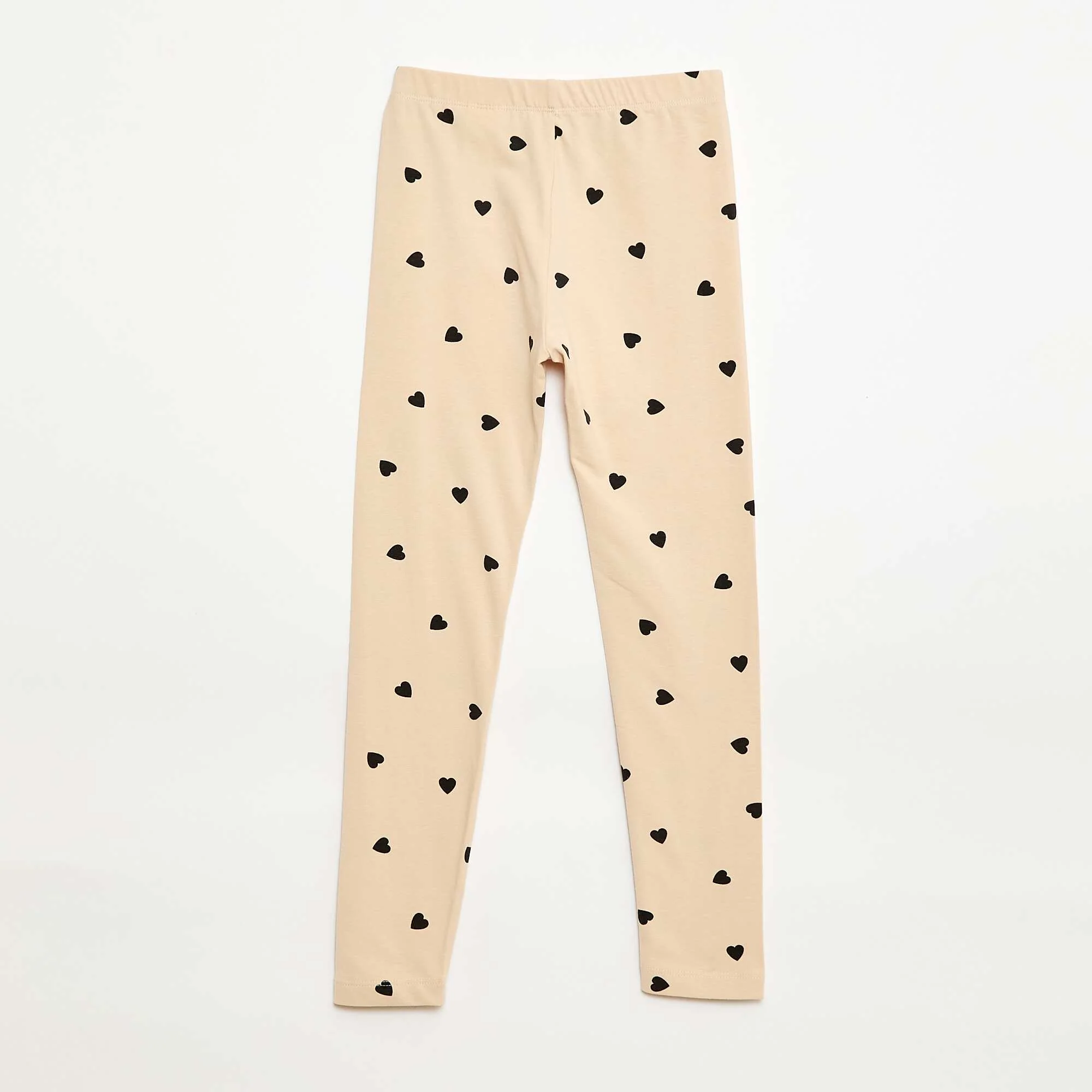 Long jersey leggings BEIGE - Image 3