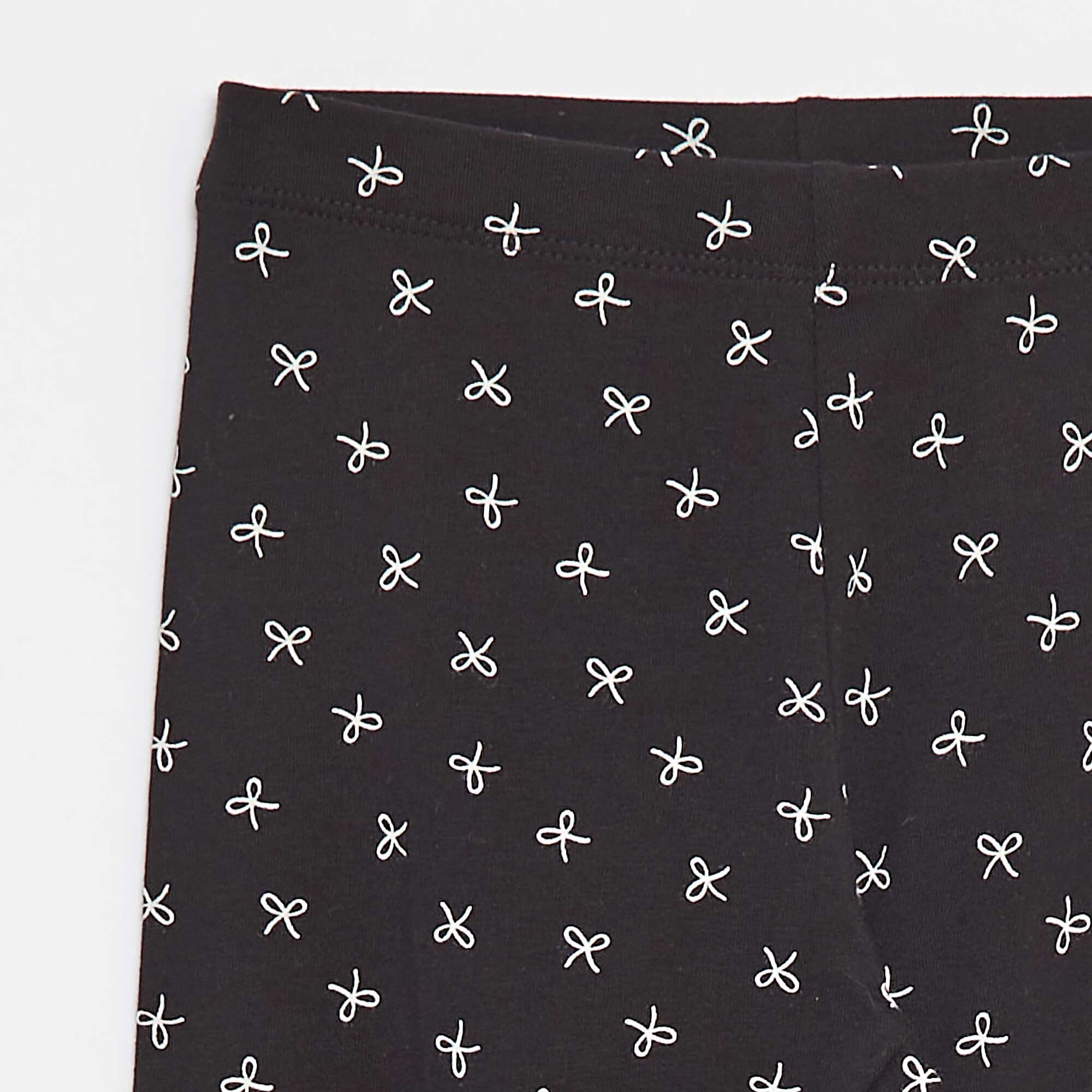 Long jersey leggings BLACK - Image 2
