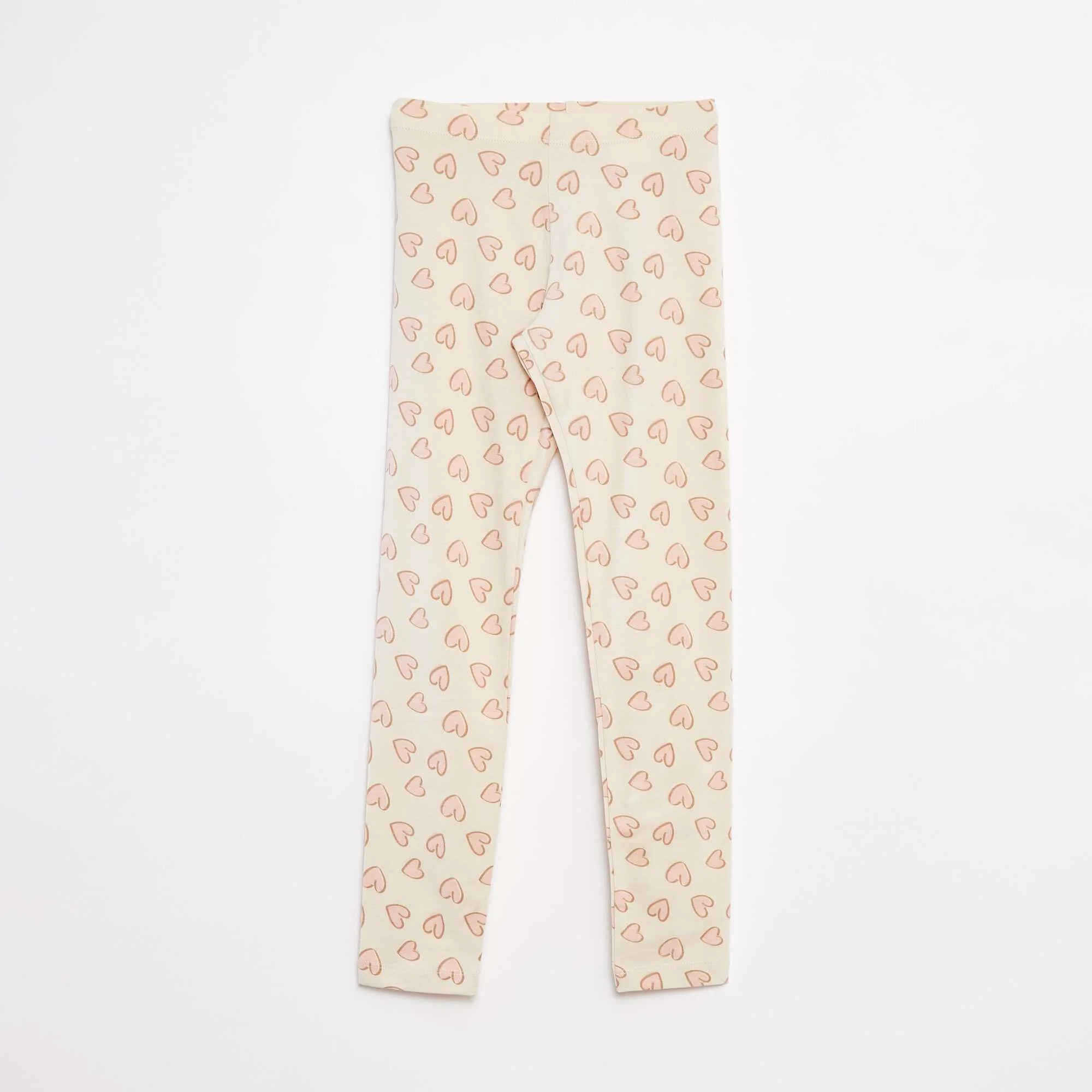 Long jersey leggings WHITE