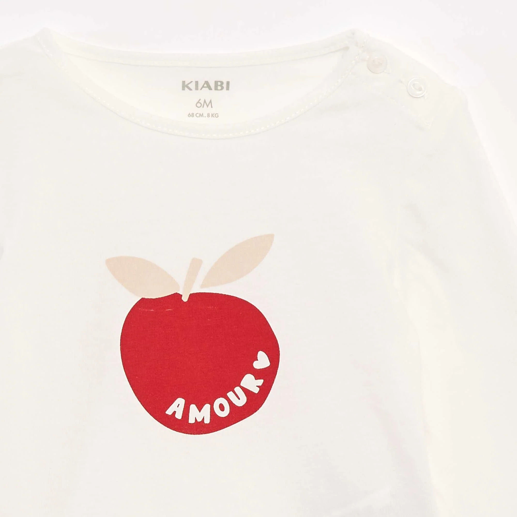 Long-sleeved printed T-shirt WHITE - Image 2