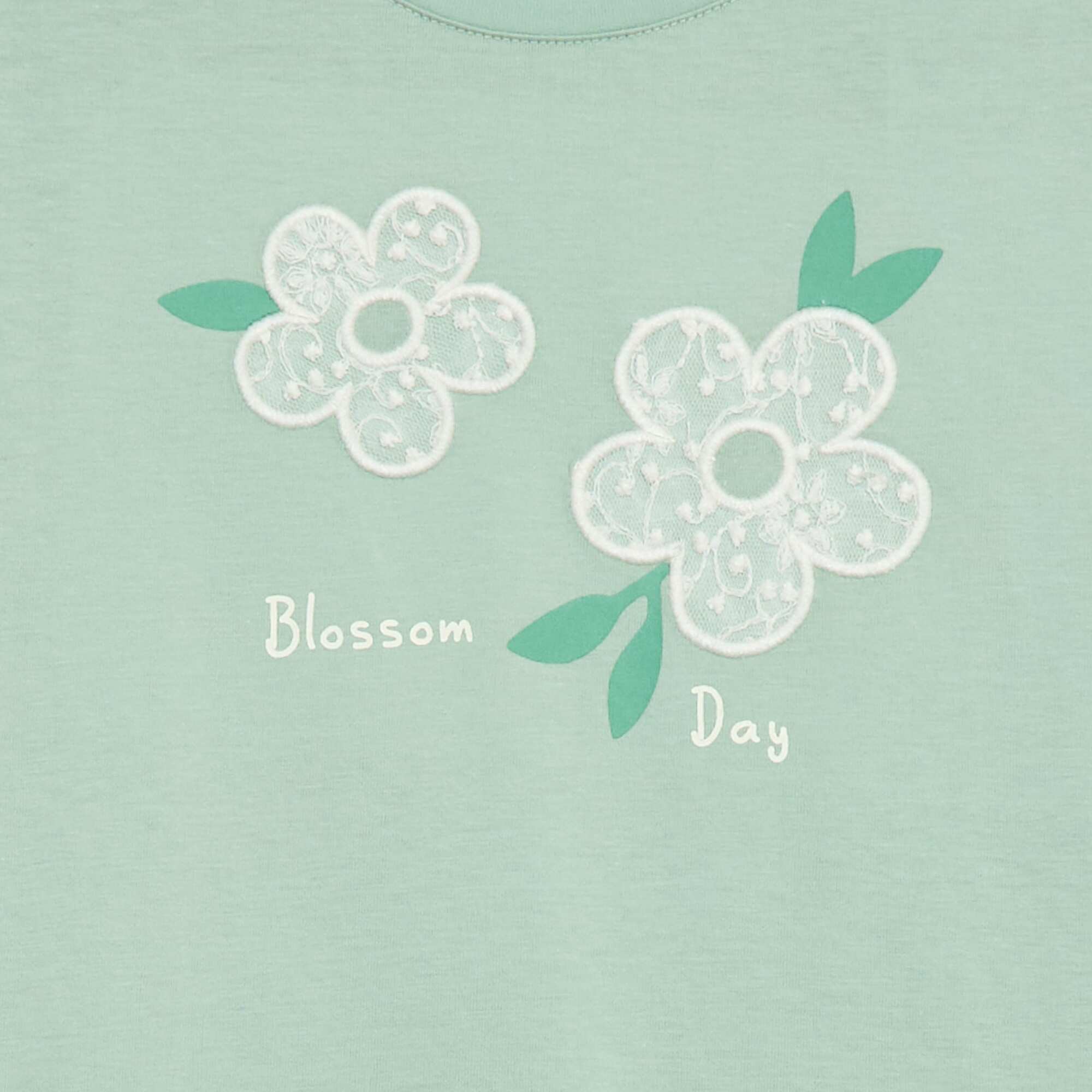 Long-sleeved sequined T-shirt BLUE - Image 2