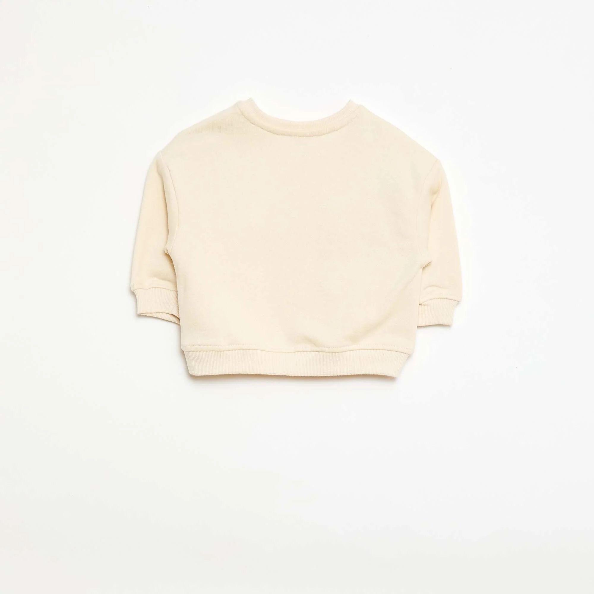 Long-Sleeved Sweatshirt WHITE - Image 3