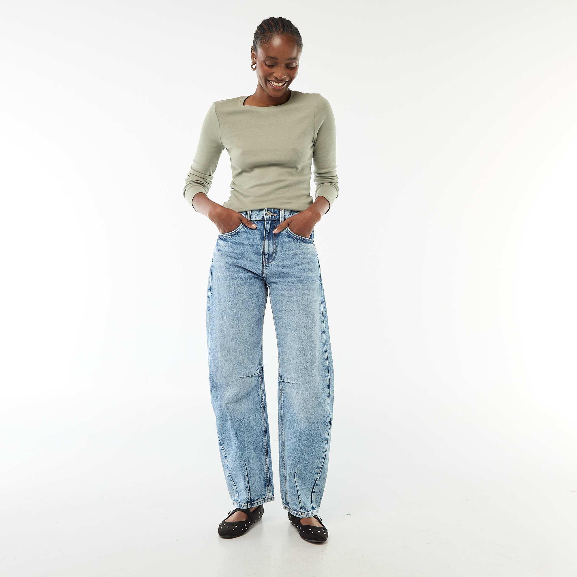 Long-sleeved T-shirt GREEN - Image 2