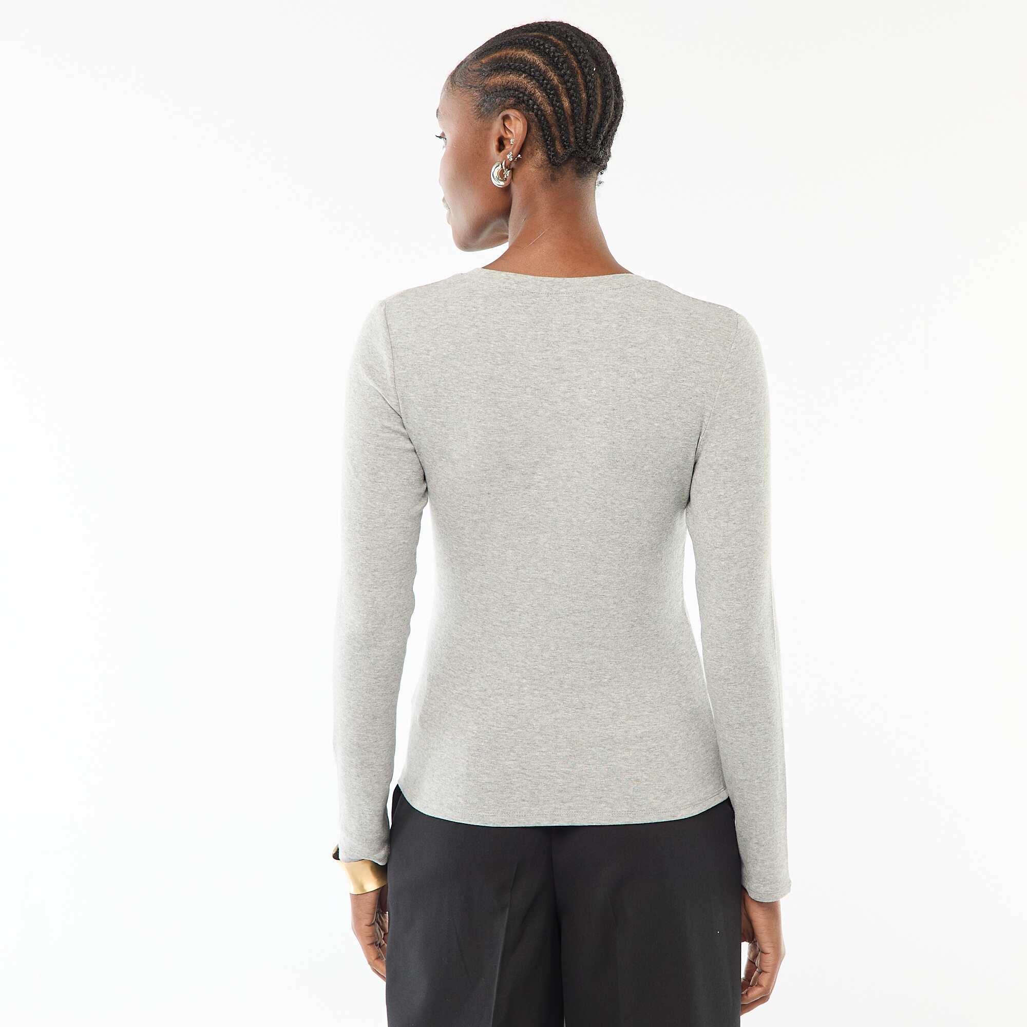 Long-sleeved T-shirt GREY - Image 4