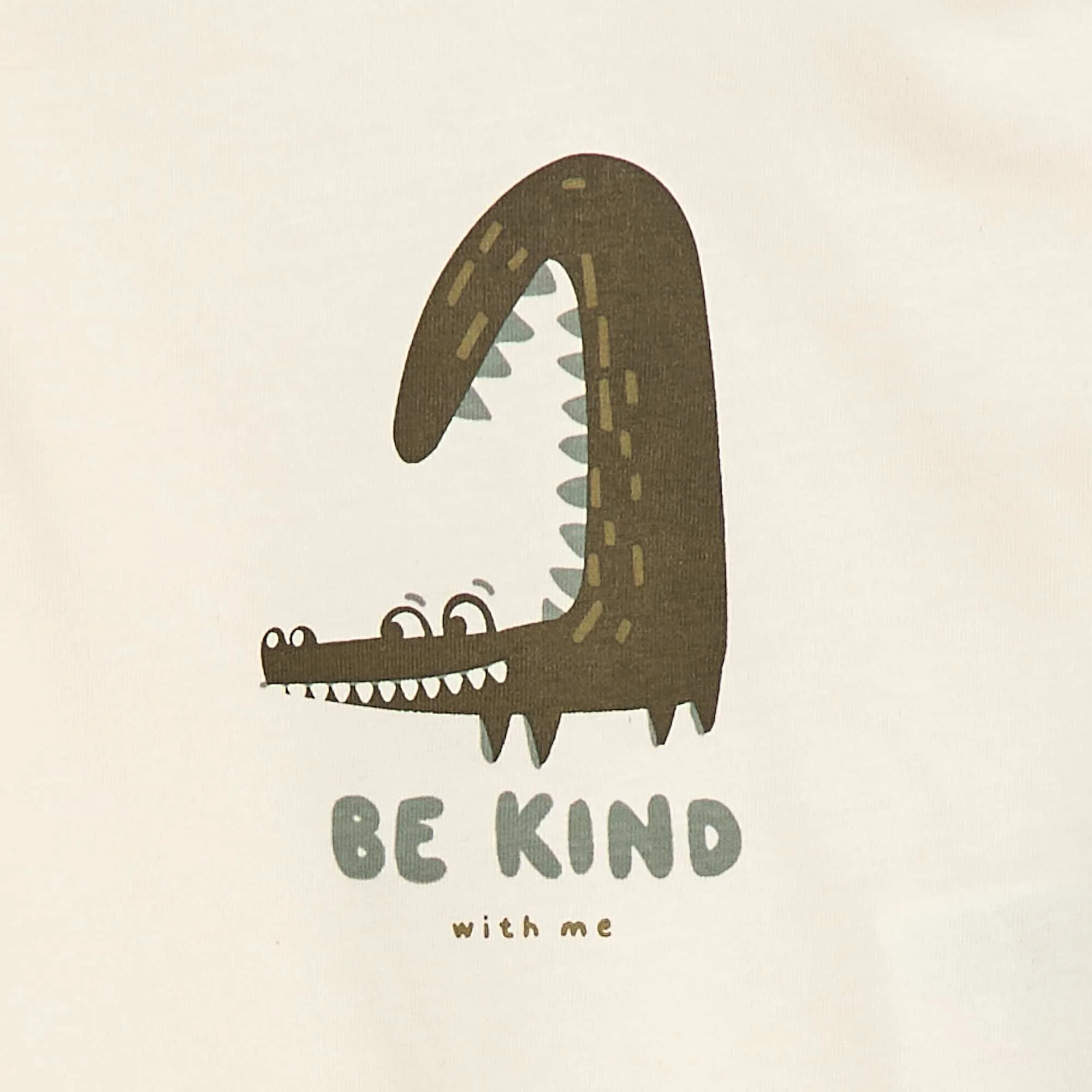 Long-sleeved T-shirt with cute design WHITE - Image 2