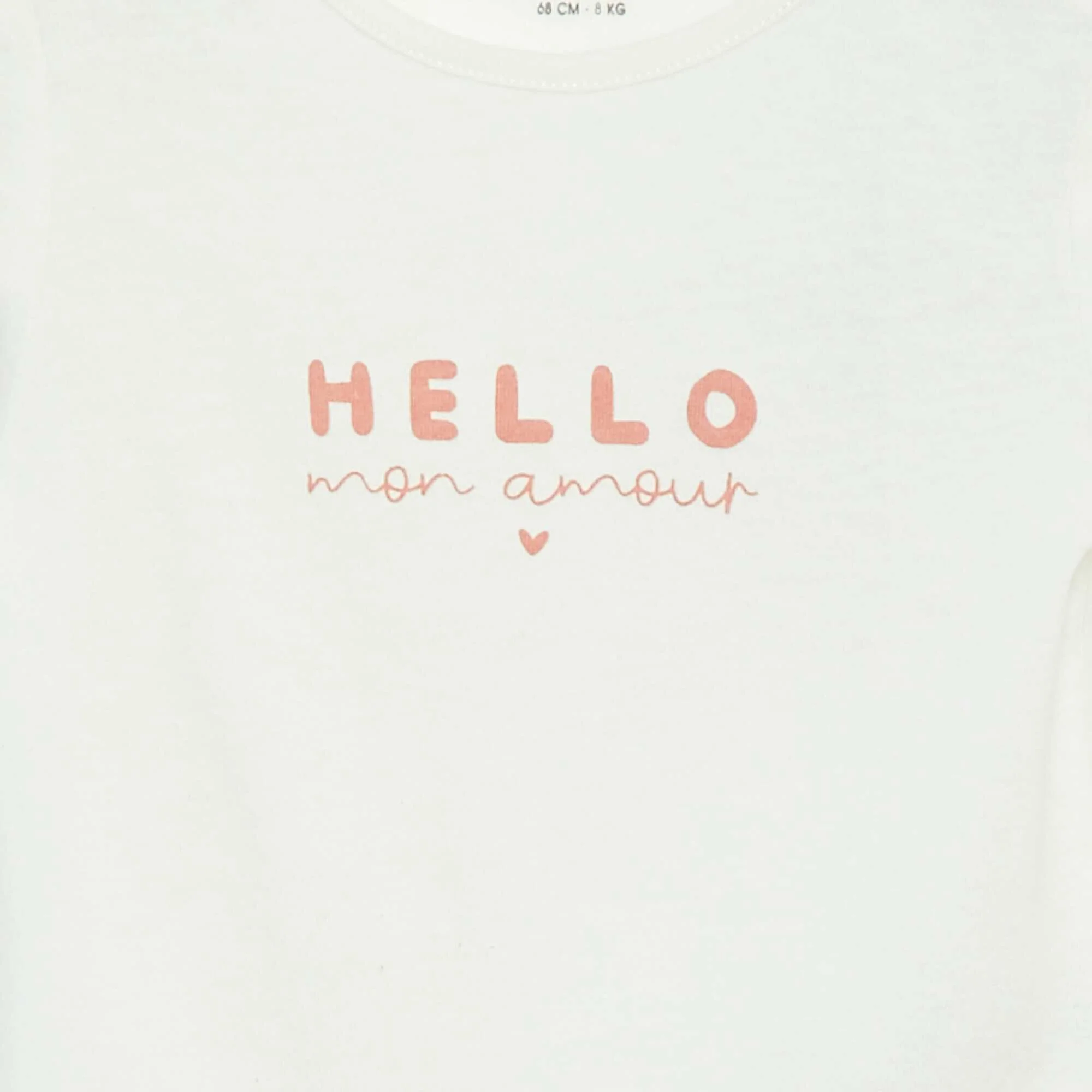 Long-sleeved T-shirt with print WHITE - Image 2