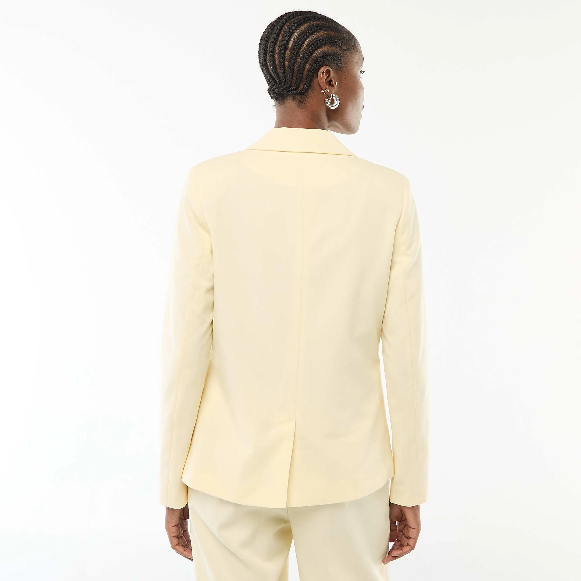 Long-sleeved tailored jacket BEIGE - Image 4