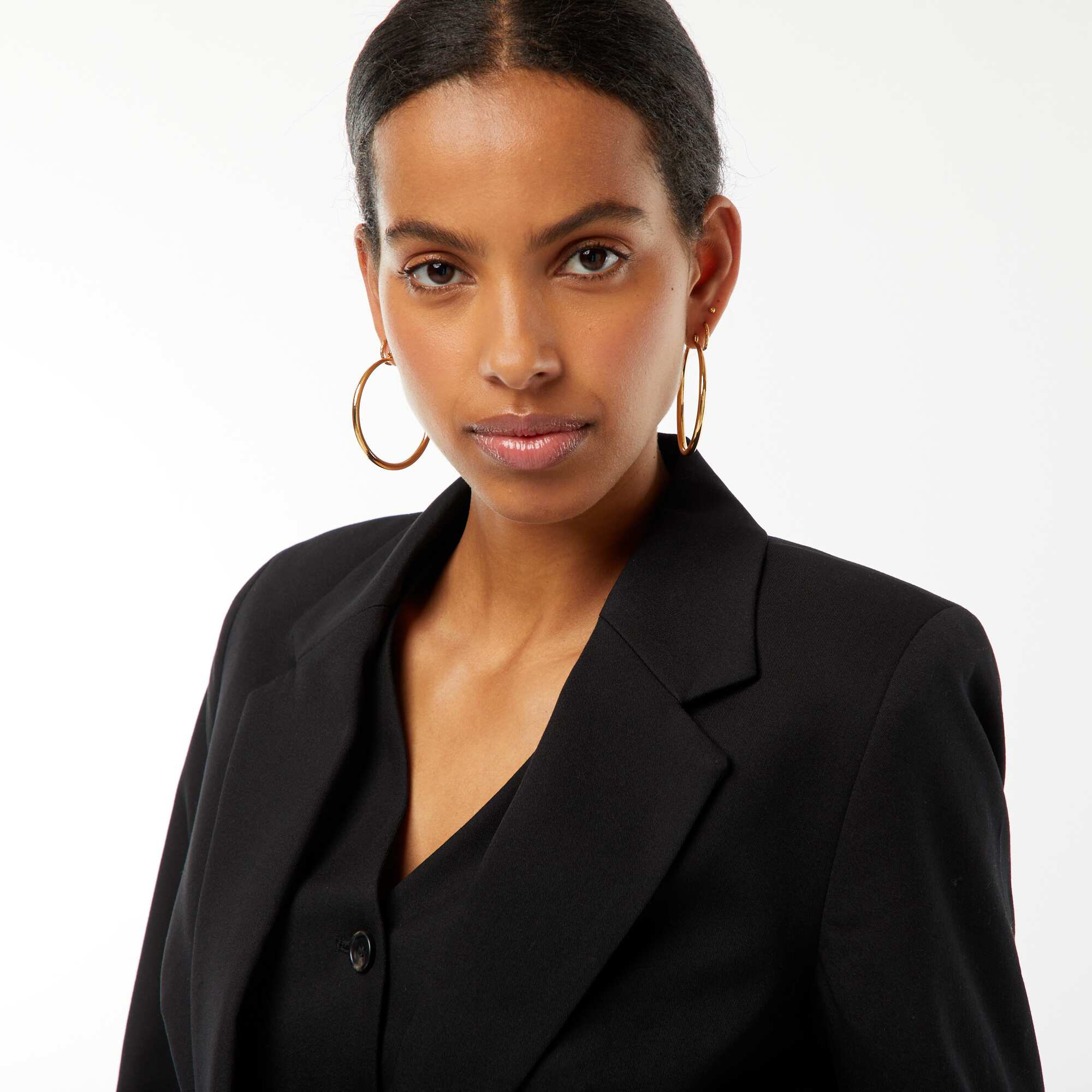 Long-sleeved tailored jacket BLACK - Image 4