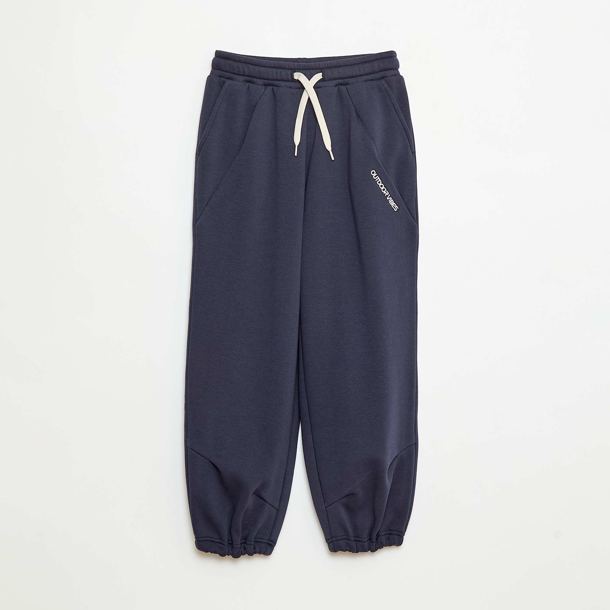 Loose Fit Cotton Joggers BLUE