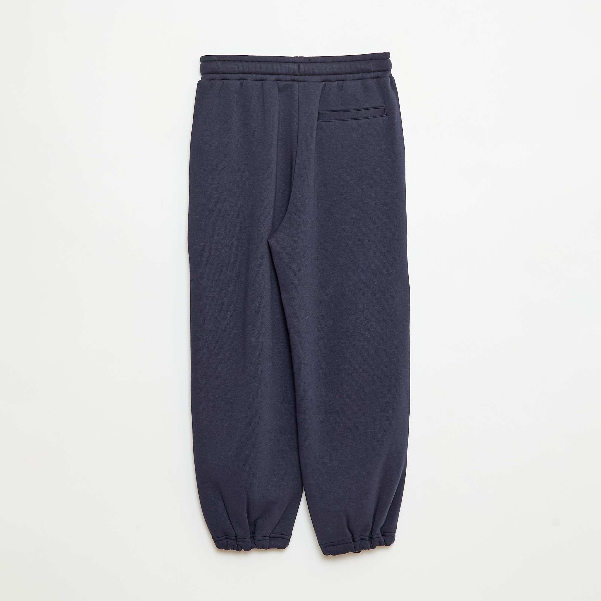 Loose Fit Cotton Joggers BLUE - Image 3