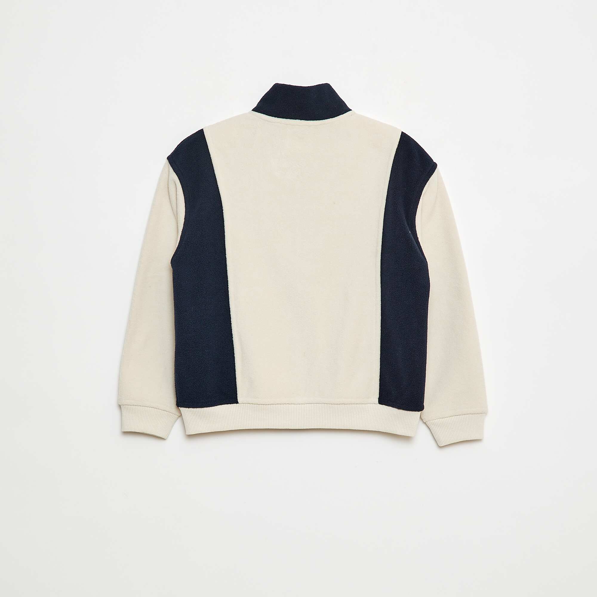 Loose Fleece Sweatshirt BEIGE - Image 2
