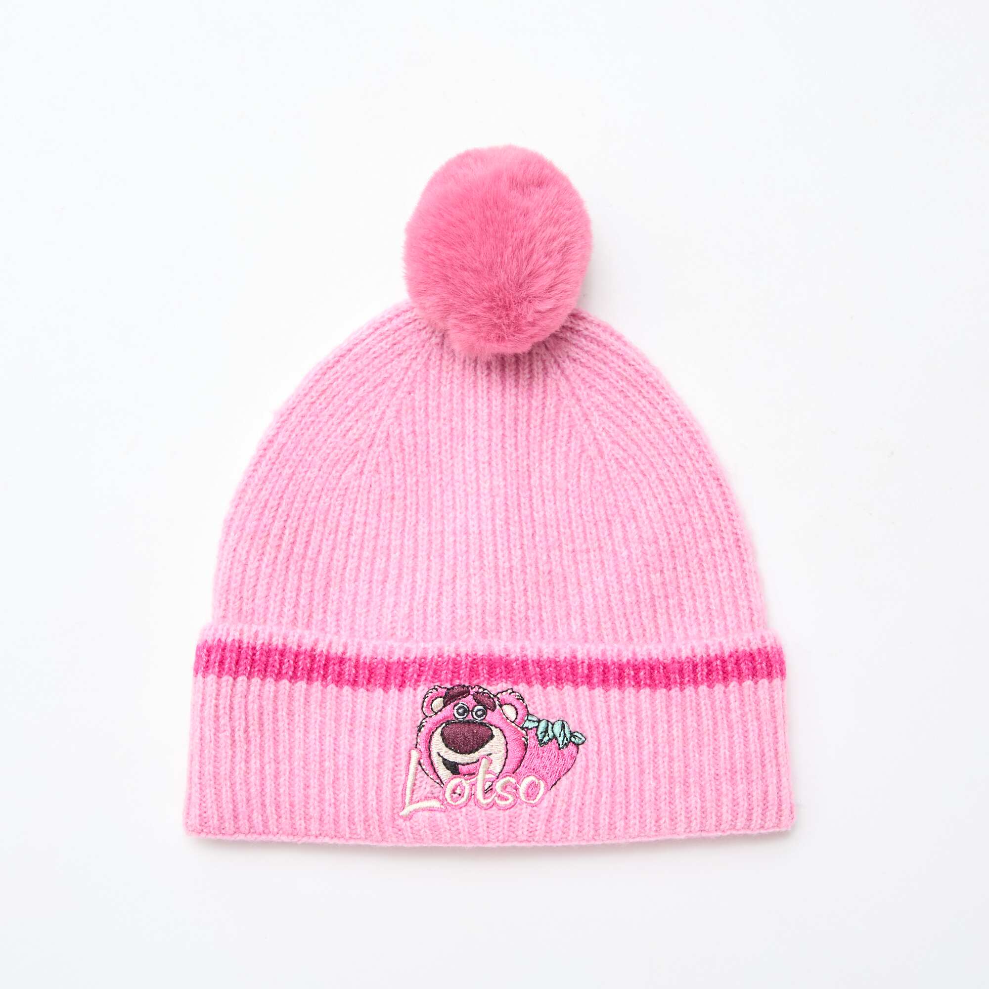 Lotso Pom-Pom Beanie PINK