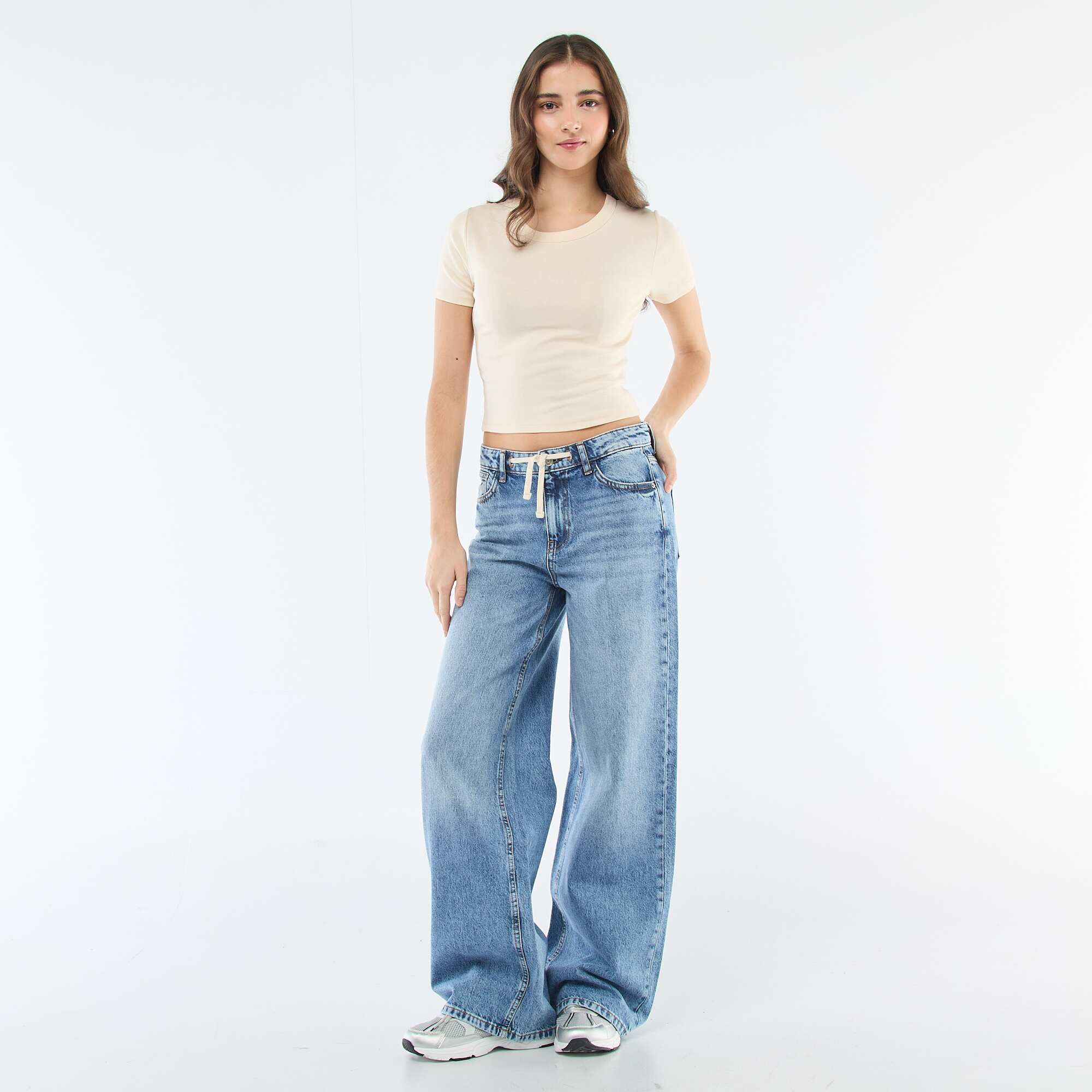 Low-Rise Jeans BLUE
