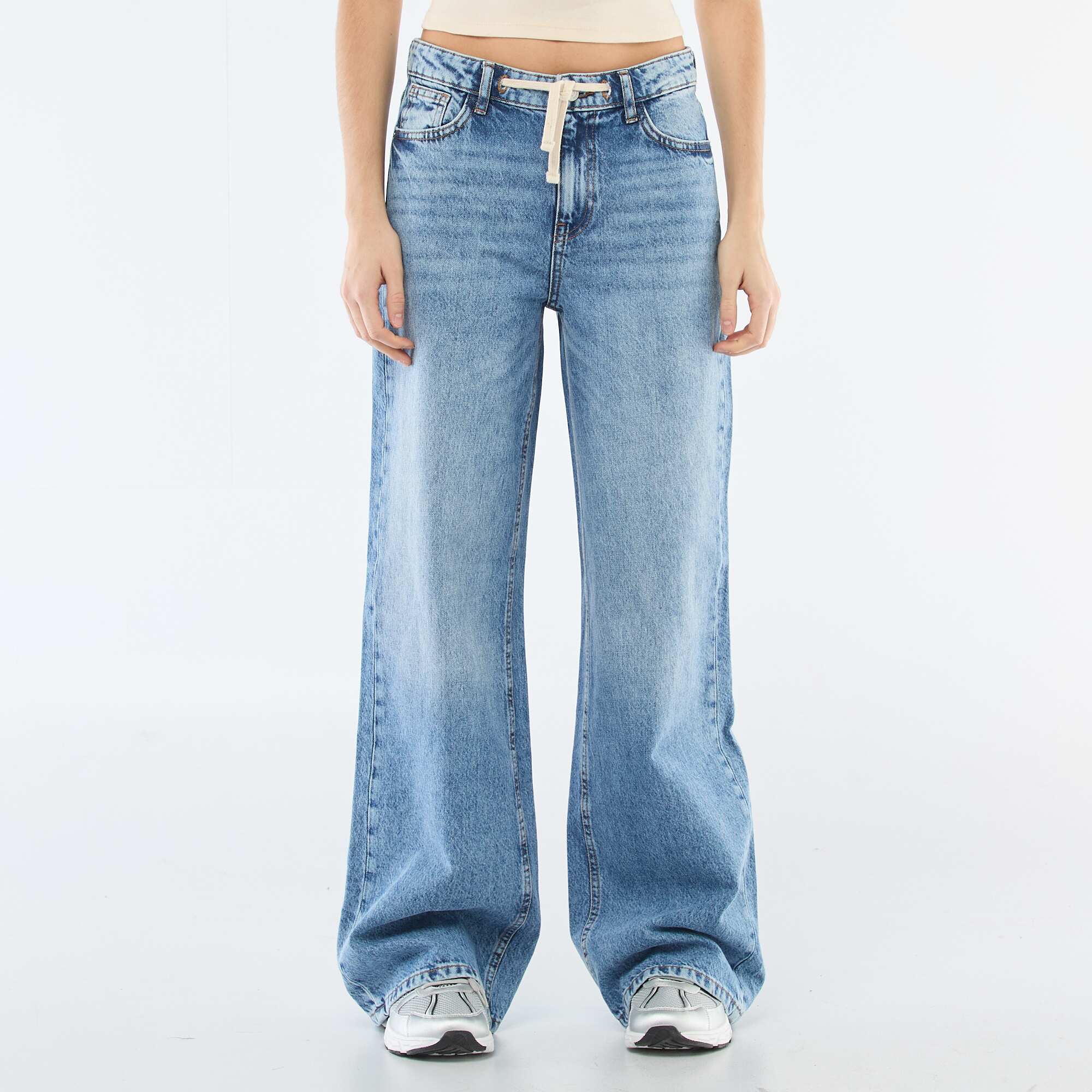 Low-Rise Jeans BLUE - Image 2