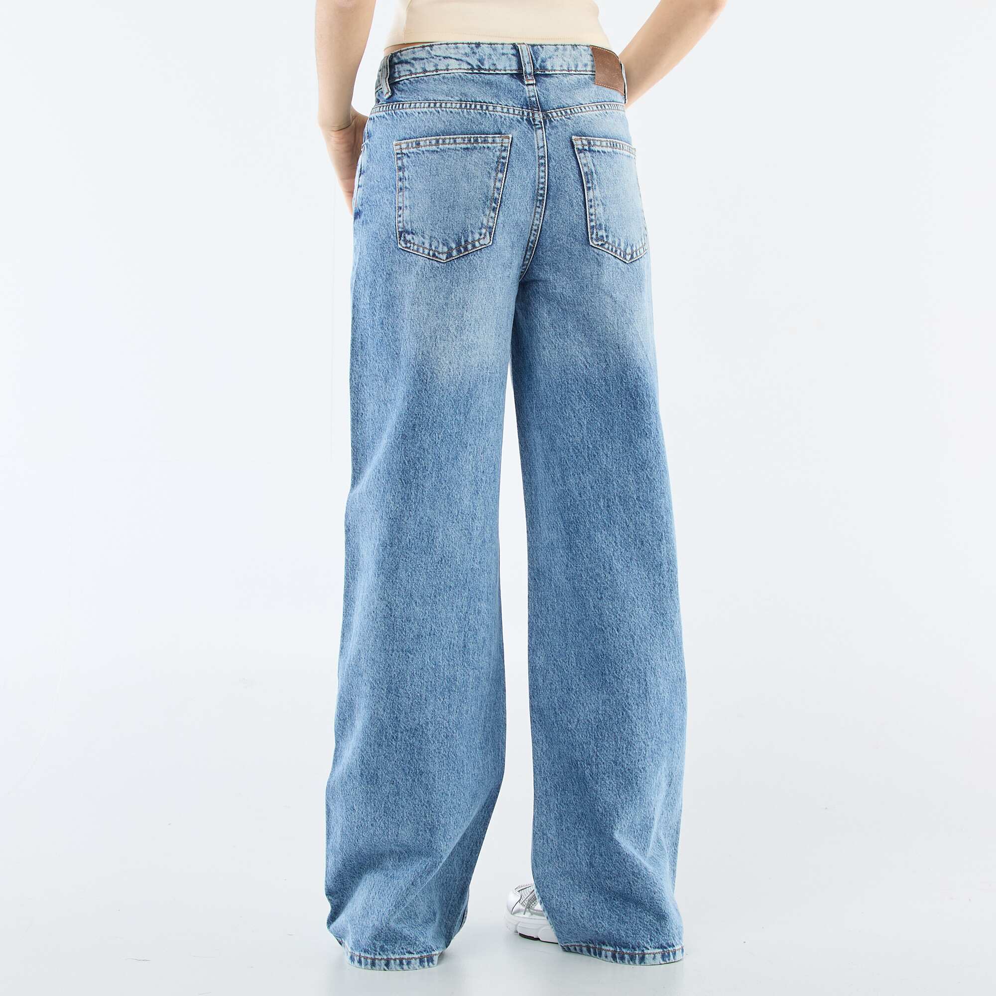 Low-Rise Jeans BLUE - Image 3