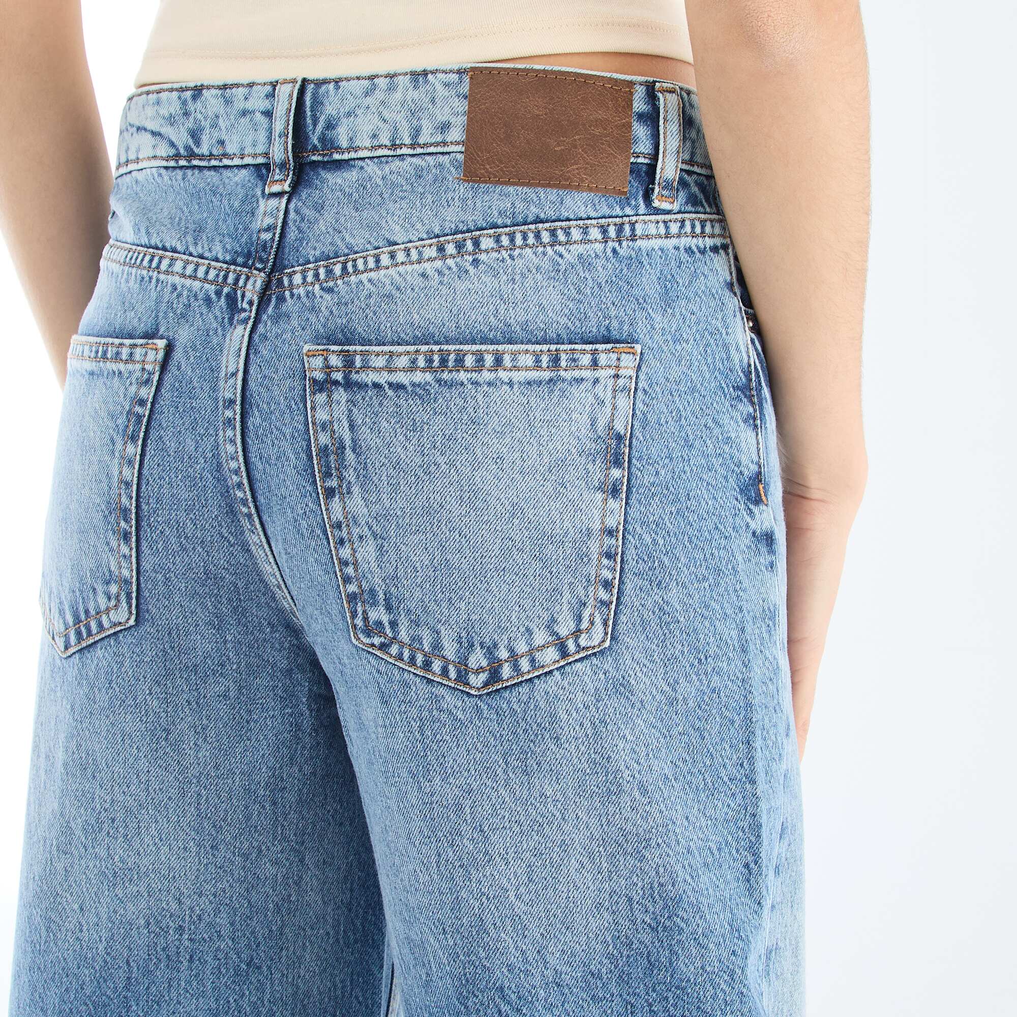 Low-Rise Jeans BLUE - Image 6